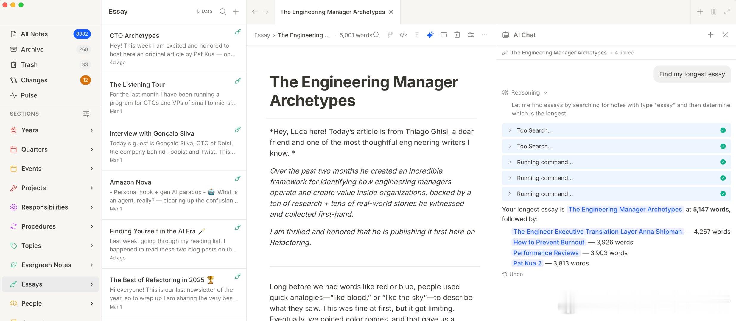 管理知识库常常需要多个工具，笔记App编辑Markdown，Git客户端版本控制