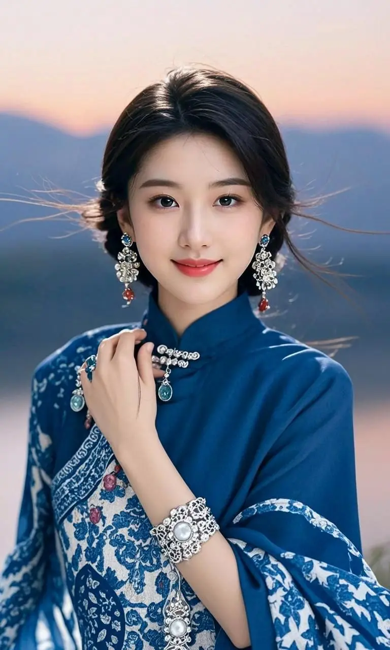 AI异域风情佳人 愿你成为自己喜欢的样子 清纯甜美 瞬间变美