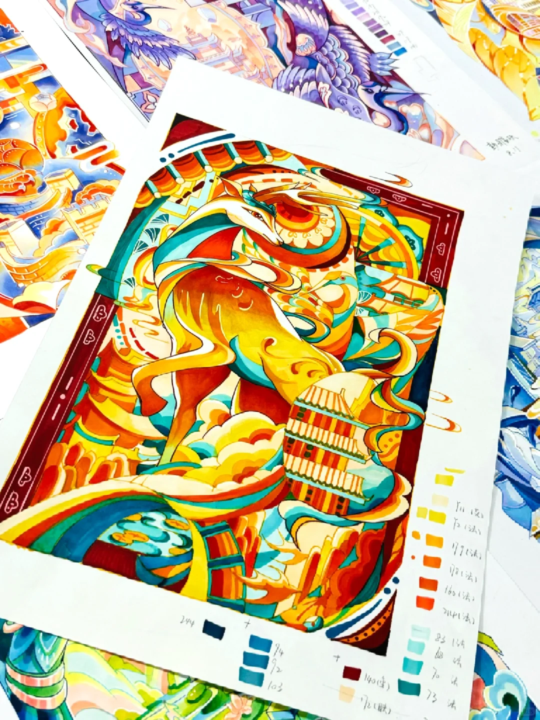 必须得学会的异域风情：敦煌色调🦌