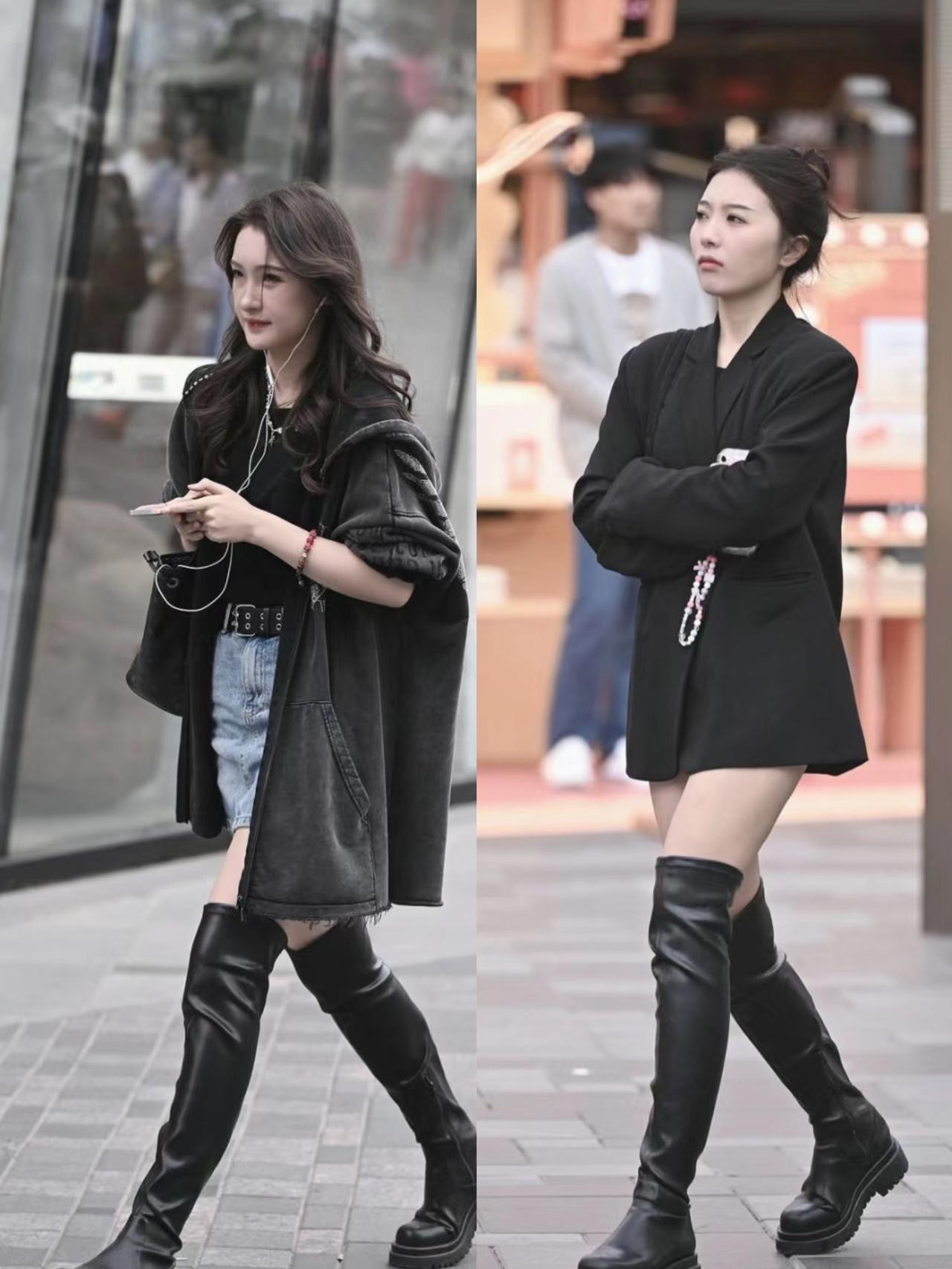 北京街拍太接地气了，这些穿搭时髦又保暖，普通人直接照搬就挺美
北京姑娘的穿衣风格