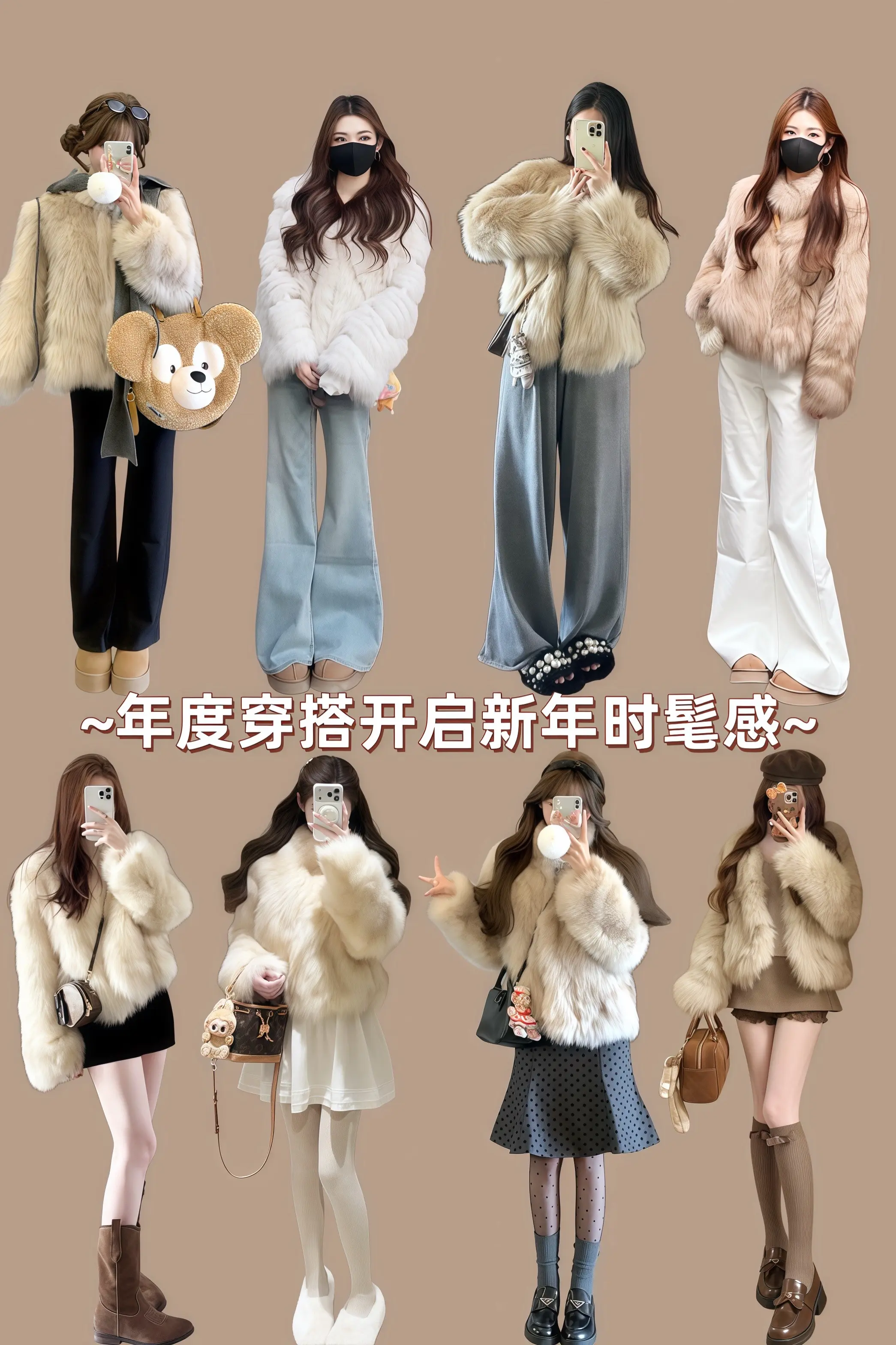 年度穿搭开启新年时髦感 新年战袍过年穿什么穿出高级感ootd穿搭