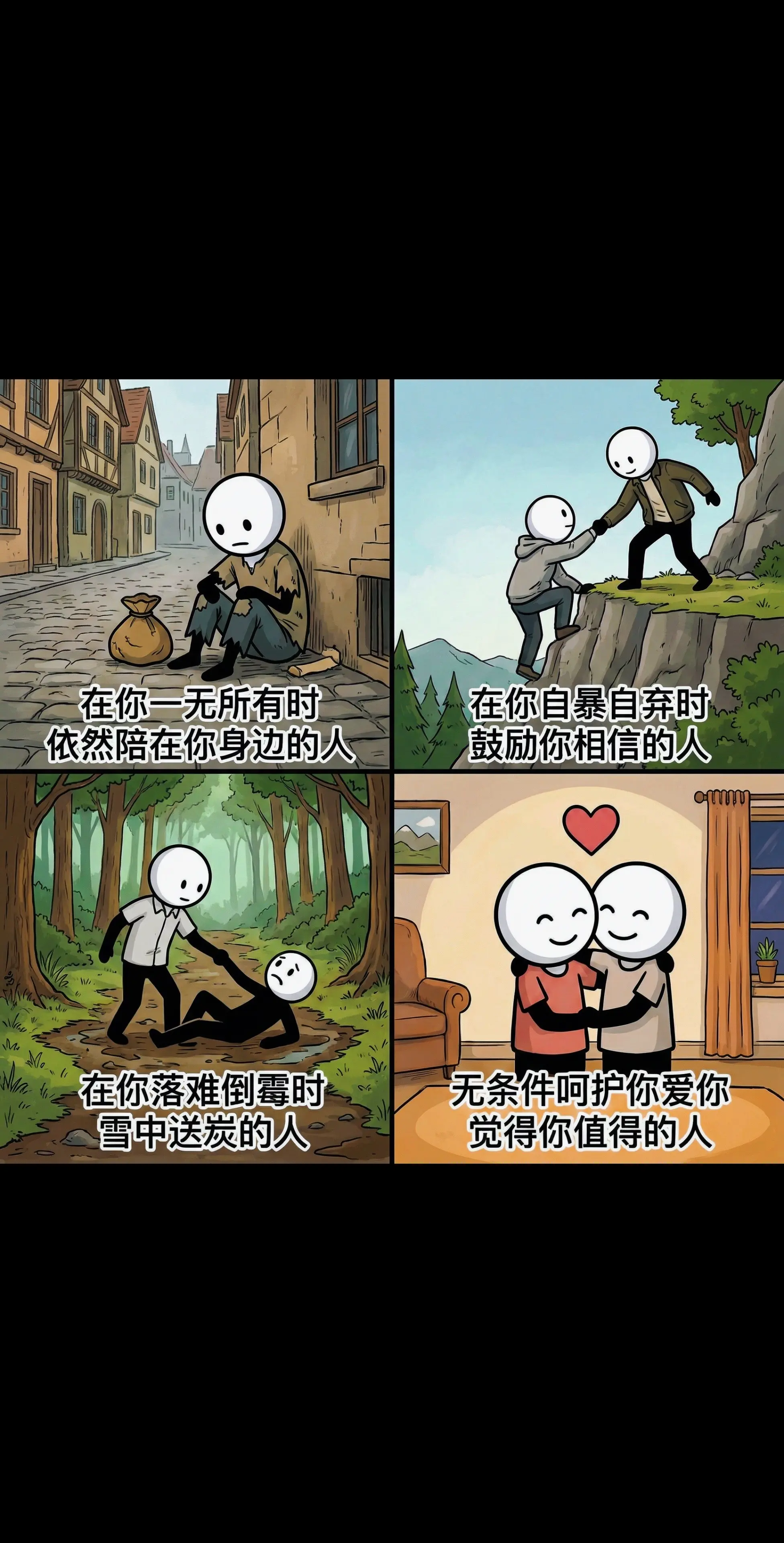永远不要忘记那些对你好的人