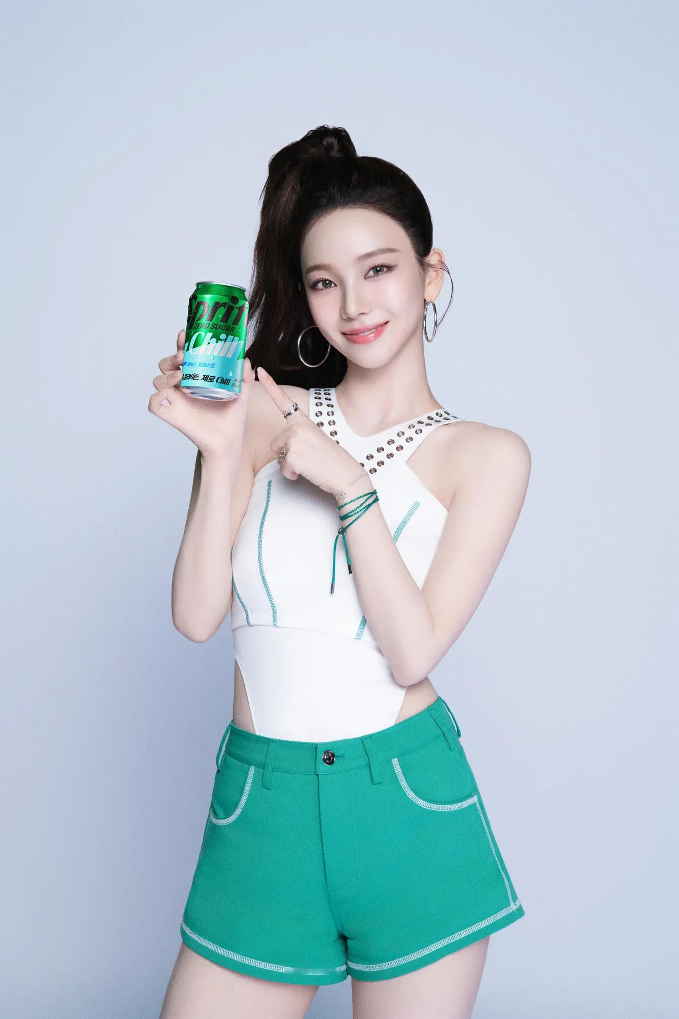 柳智敏 | 2025 雪碧Sprite宣传图 part 2高马尾的神！🧊柳智敏