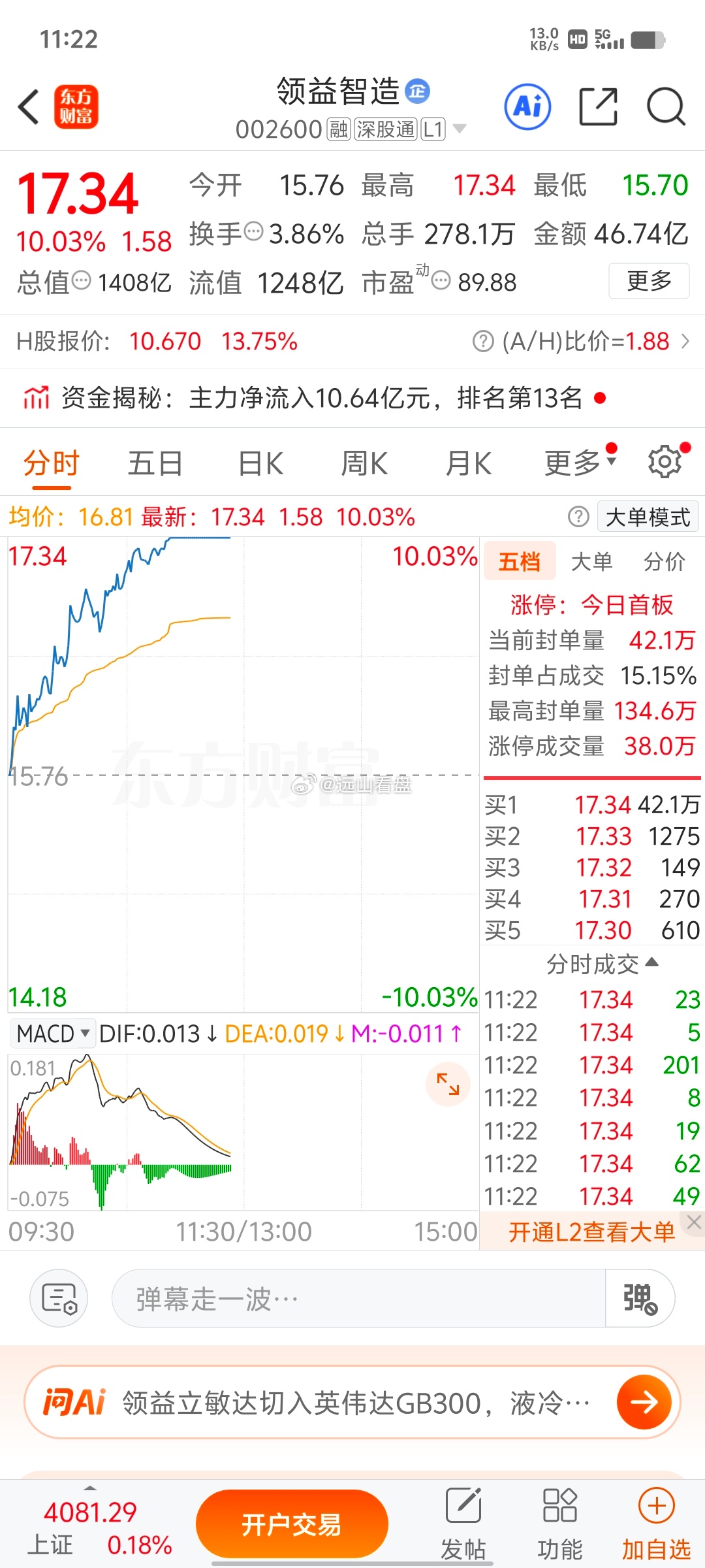 有机会有机会我公开的票，你可以上车，也可以关注，也可以拉黑我，没必要跌了就来骂我