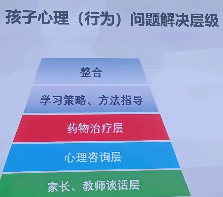 孩子心理问题解决层级