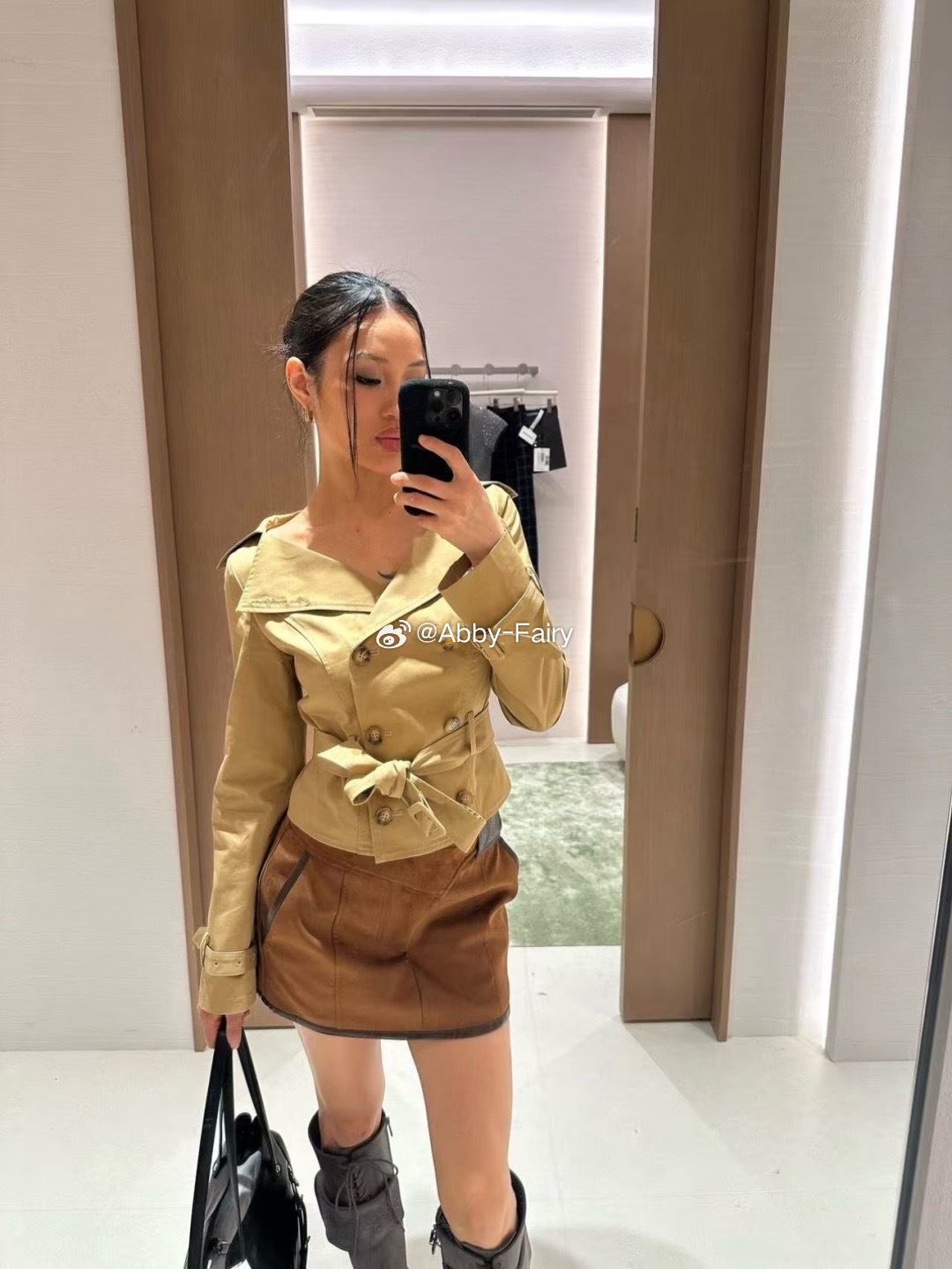 复古风🤎直接戳中审美点搭配春夏穿搭氛围感甜酷女孩今天穿什么精致生活