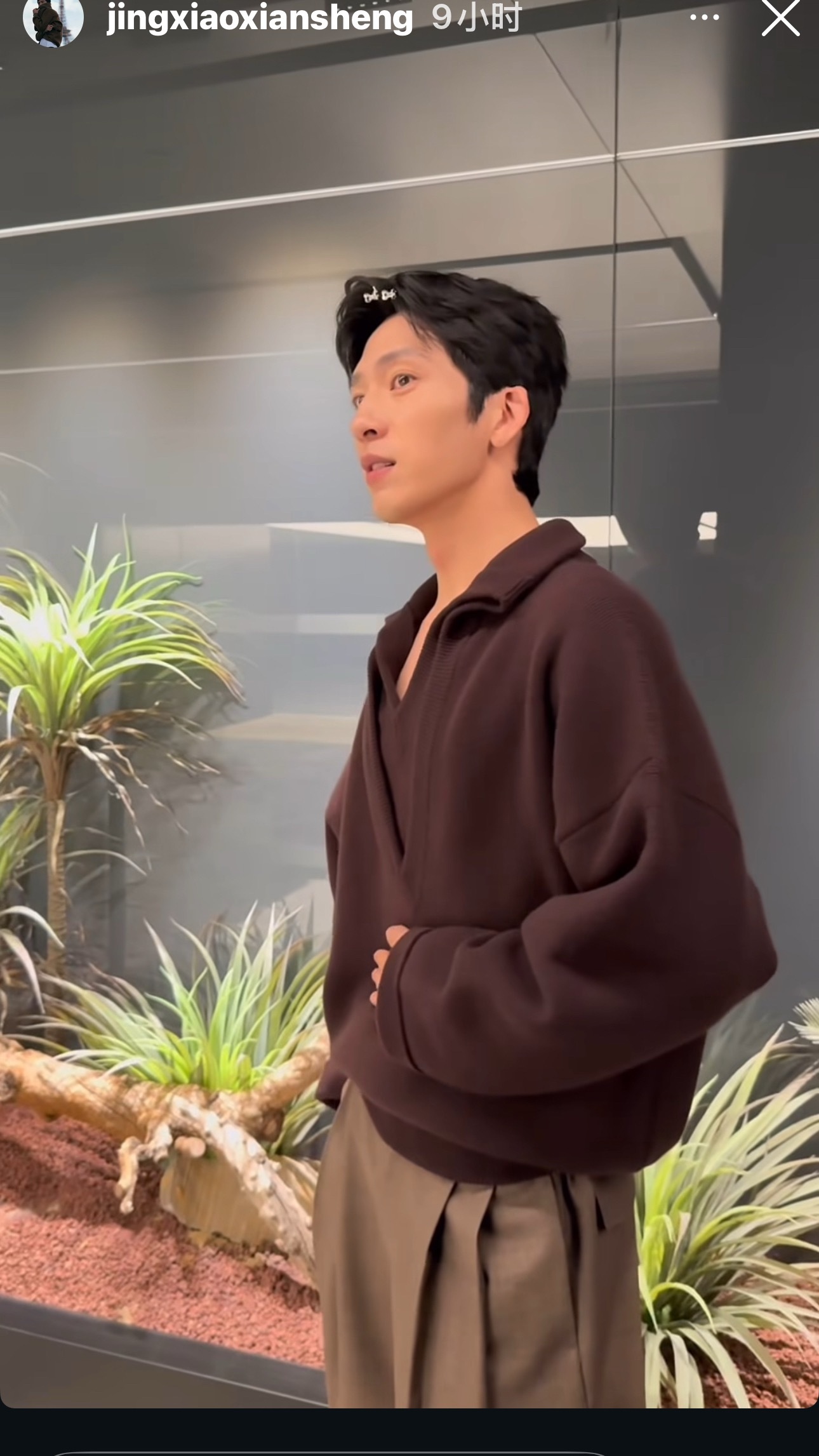 原来孙千井柏然在ins上预热了两人今天的合体早春晴朗 ​​​