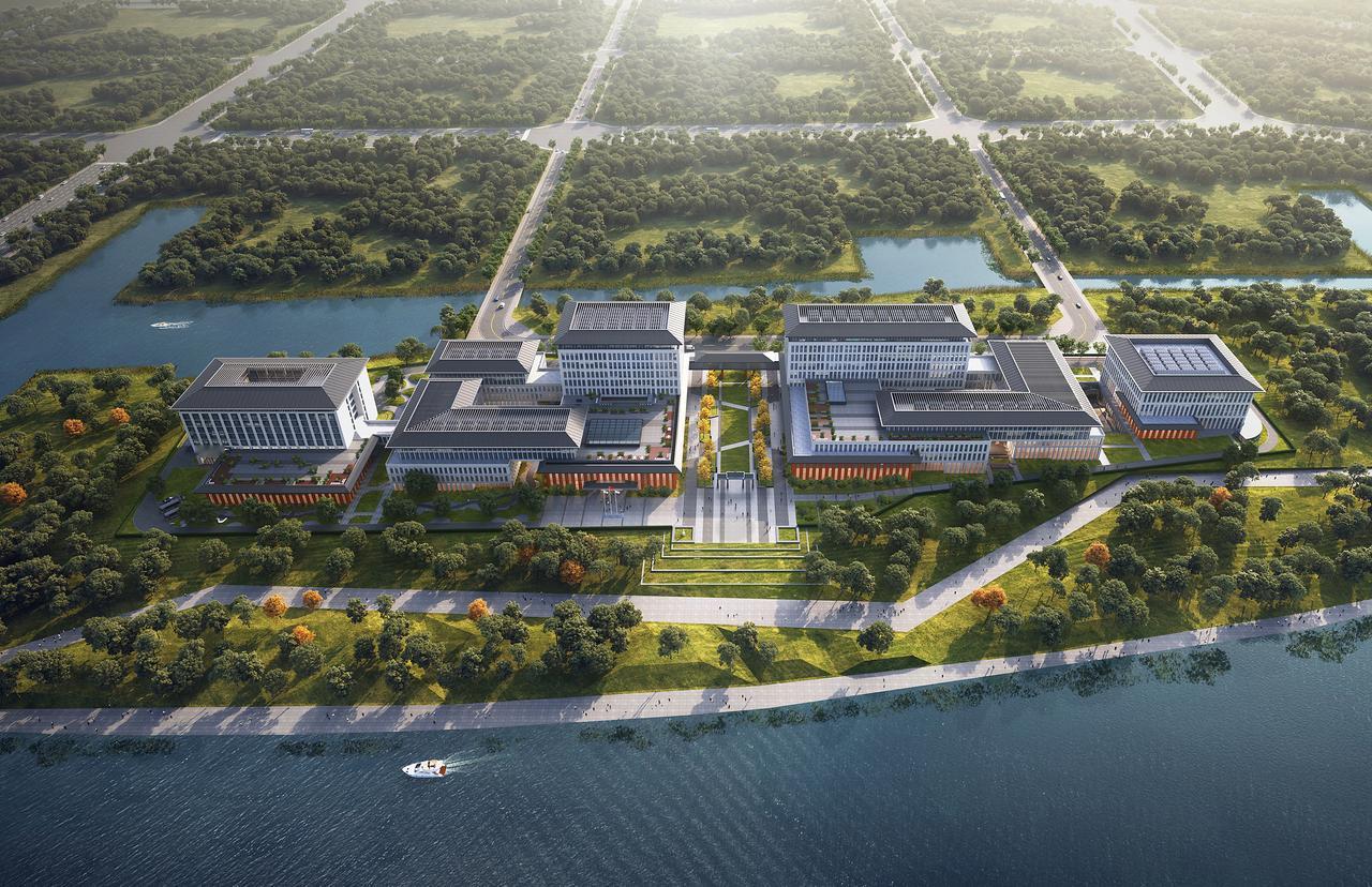 郑州北龙湖这个小岛上超级项目竣工时间敲定！
北研新材料产业园于2025年3月份开