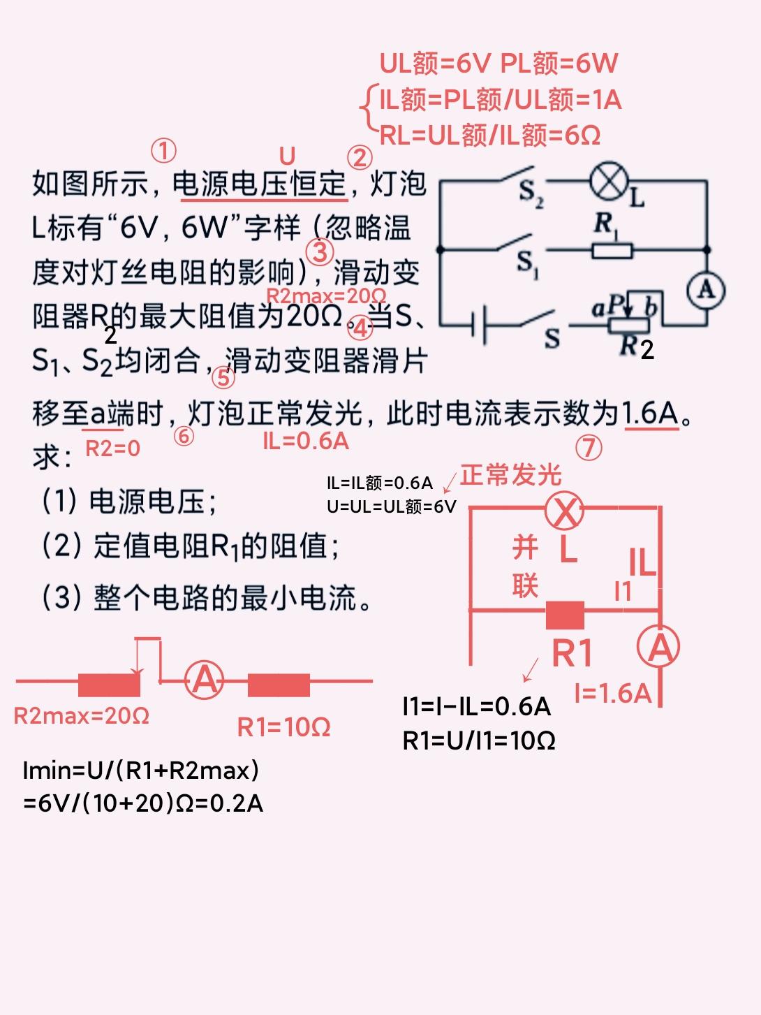 同学们好！
下面我们来分享一道动态电路的电学选择题。
这道题相对简单，因为它选取