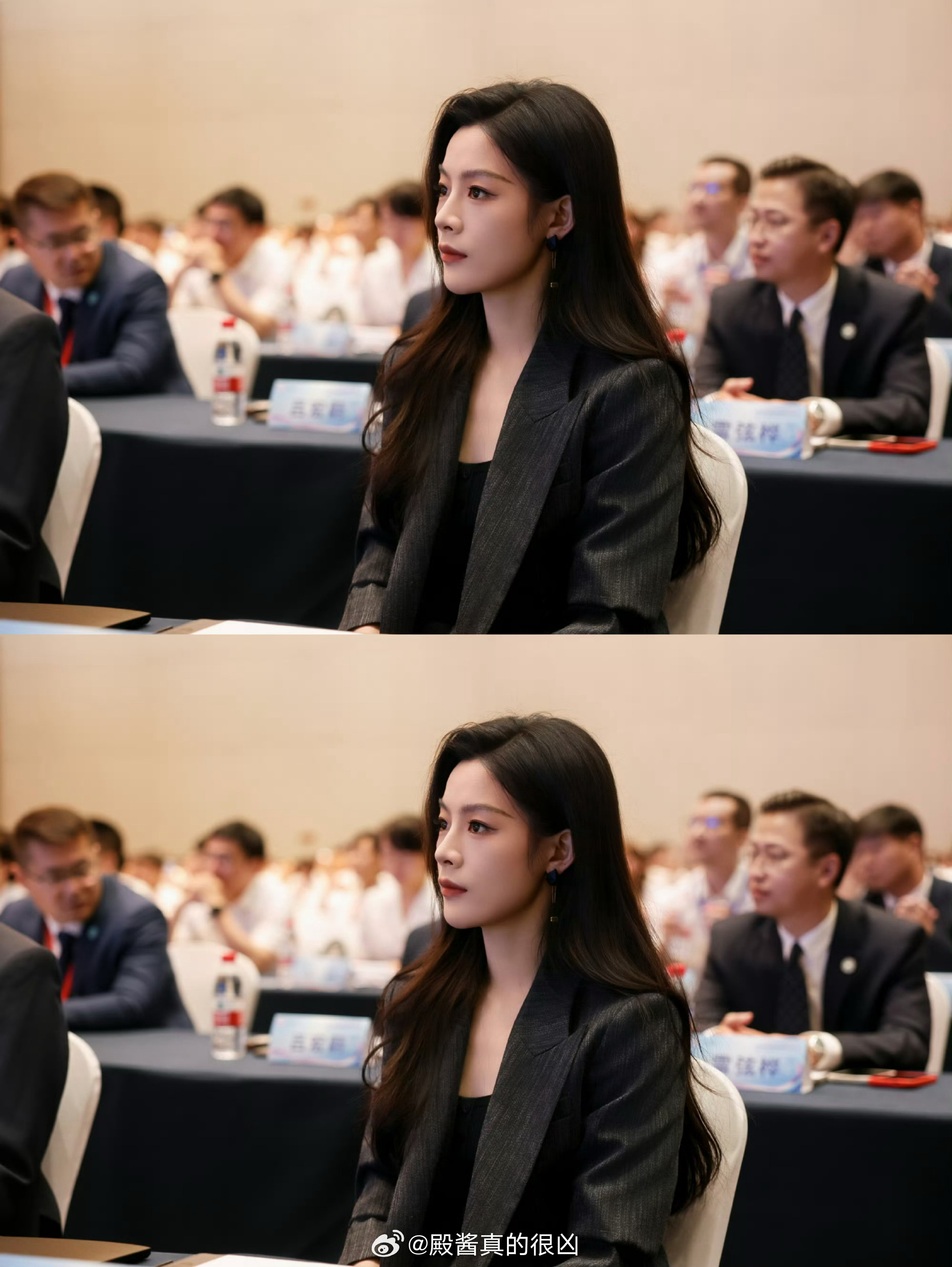 高端局，陈丽君又去开会了，意气风发的陈主任好美 