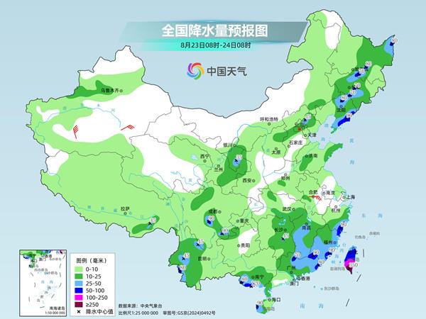未来三天南方沿海雨势强劲 中东部闷热天气仍将持续
