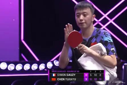 【 陈垣宇3-0横扫高茨，下轮挑战“苦主”张禹珍：摆正姿态去拼！】WTT横滨冠军