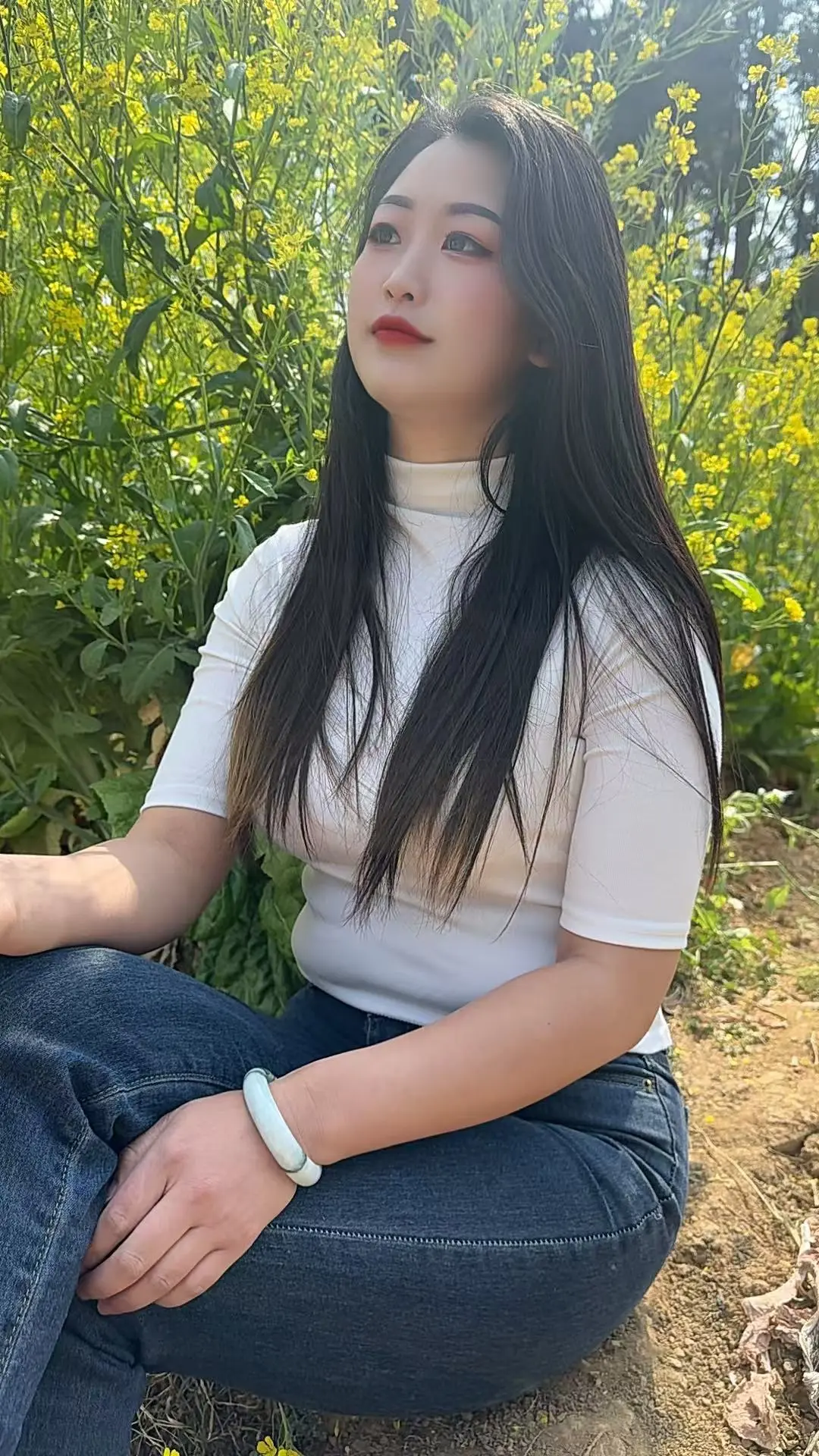 感情 随拍 微胖女生 农村