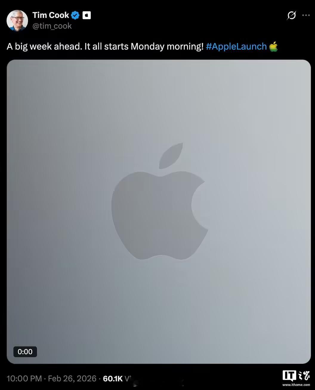 苹果新品预计将连发三天【库克在暗示苹果下周将推出新品，预计为平价MacBook 