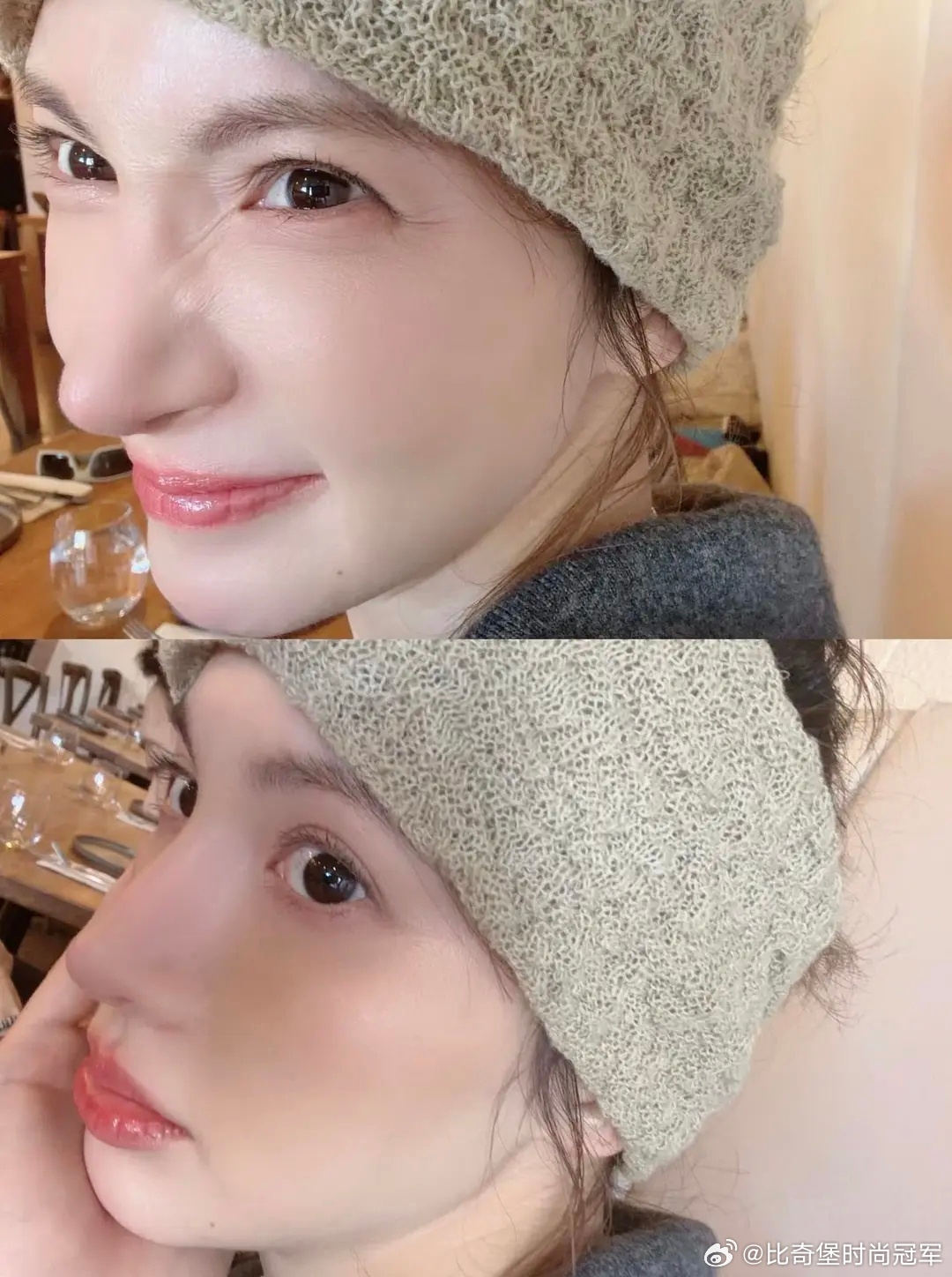 看金晨最新自拍，皮肤很好，状态不错，蛮明媚的！ 