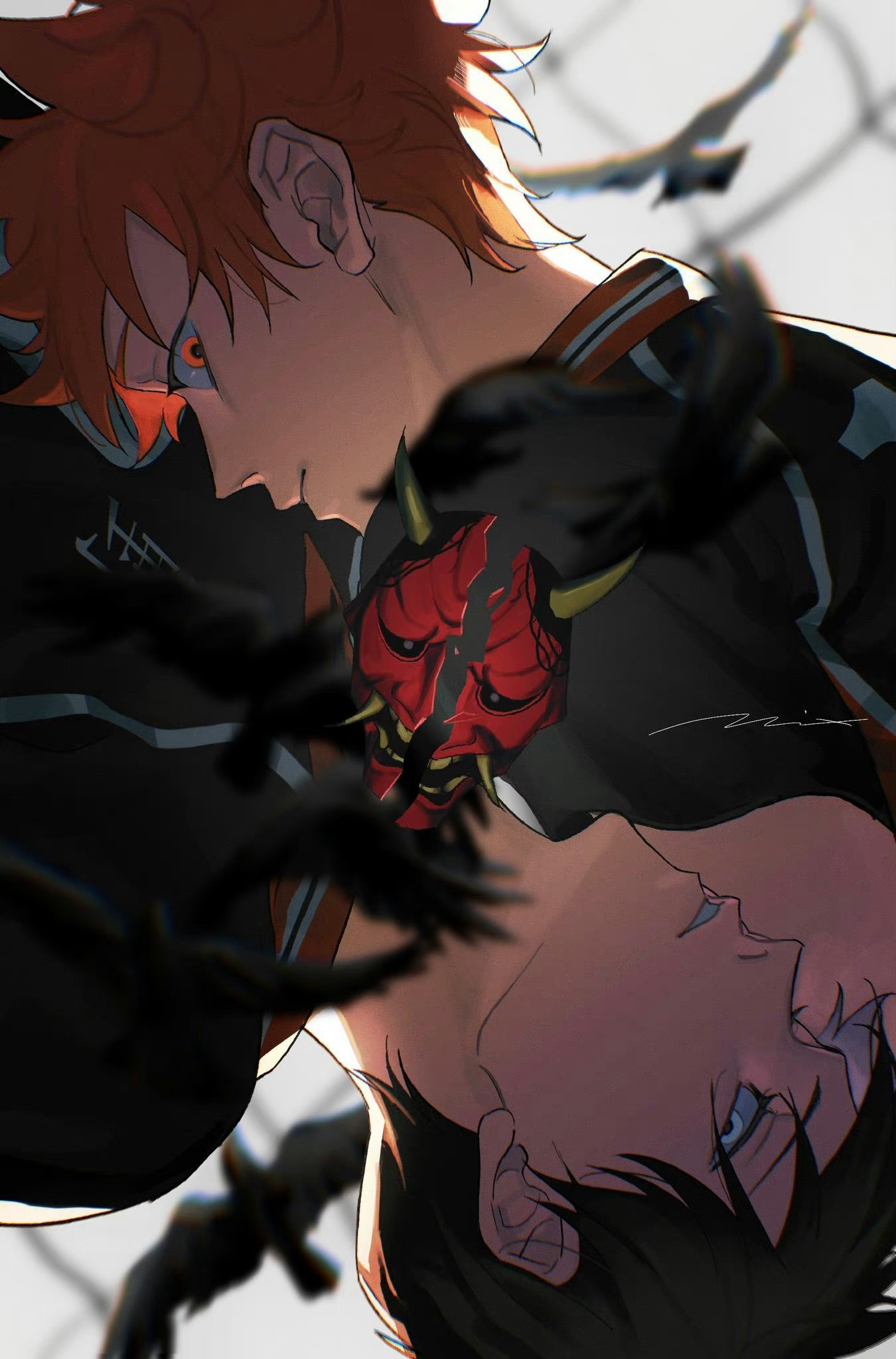 #排球少年# 神迹！两个宝宝特别特别好！！(x:wkupmix) ​​​