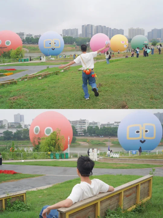 长沙鸭嘴公园五月天五色球打卡全攻略🎈