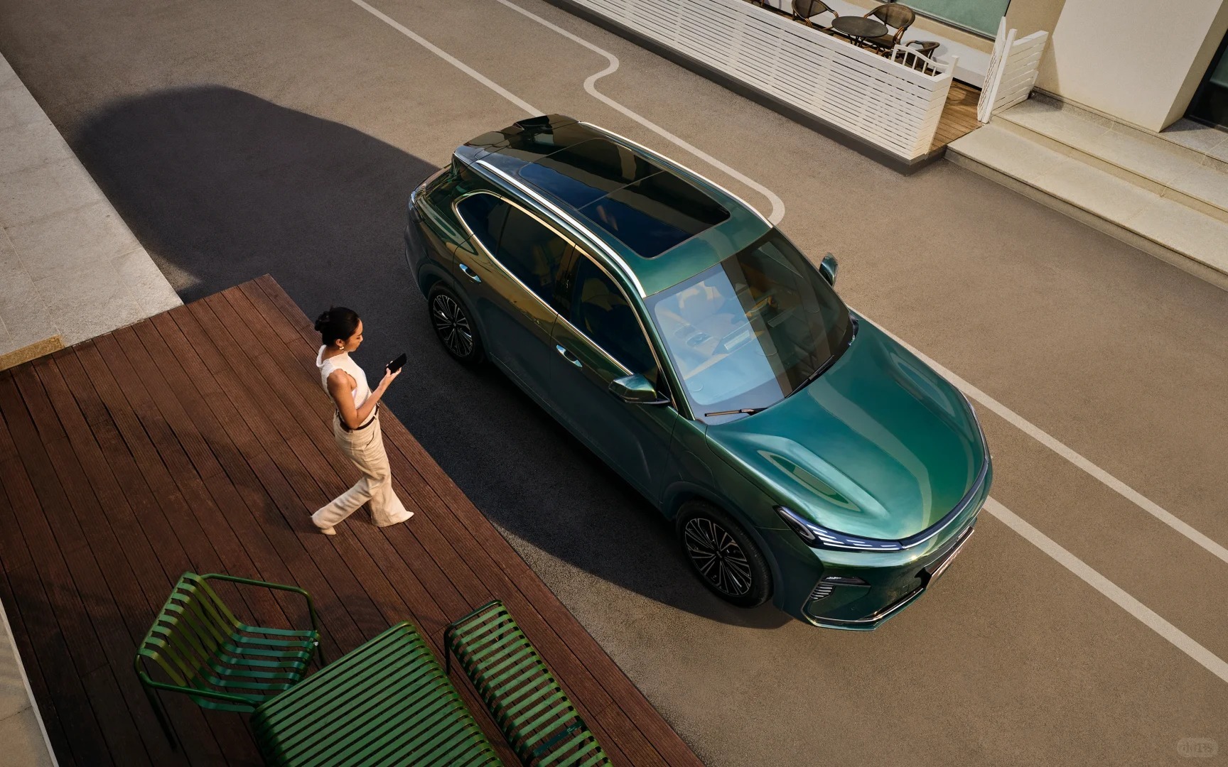 吉利银河星舰7EV 悄悄更新了一组官图今年这波EM插混长续航+EV纯电双车更新策