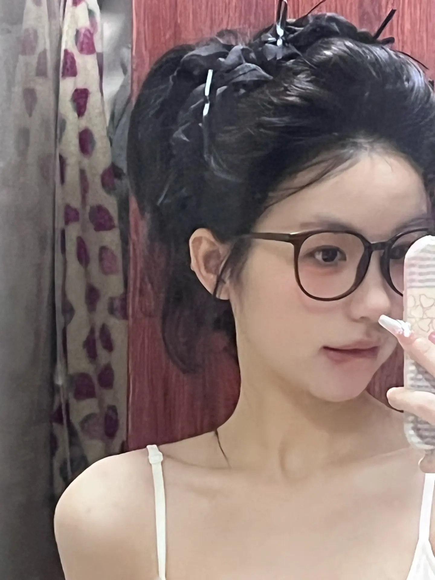 偏偏要洗脸的时候发箍最听话，那就拍几张吧哈哈哈