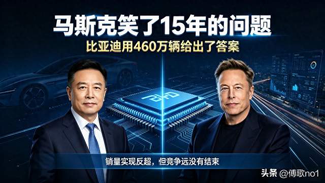 马斯克笑了15年的问题，比亚迪用460万辆给出了答案