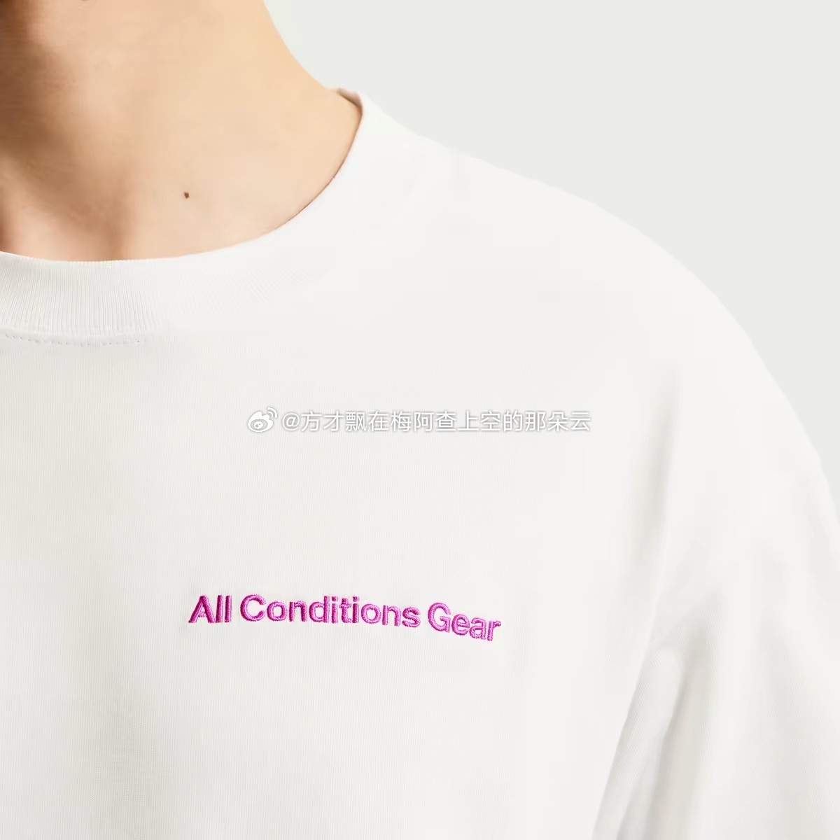 【耐克渠道】耐克ACG系列白色休闲T恤 胸前刺绣字母 简约休闲风 耐克acg ​