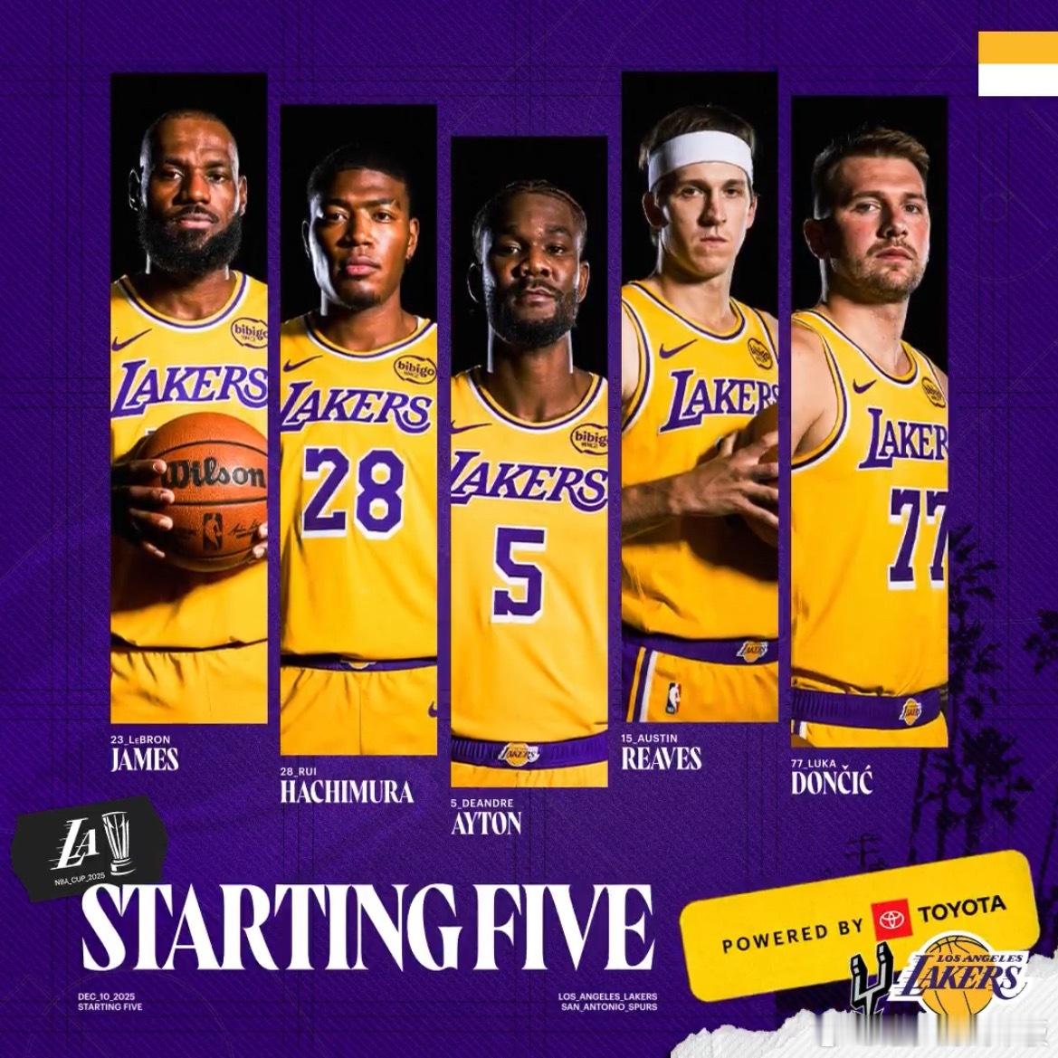 今日湖人首发！斯玛特复出马刺vs湖人