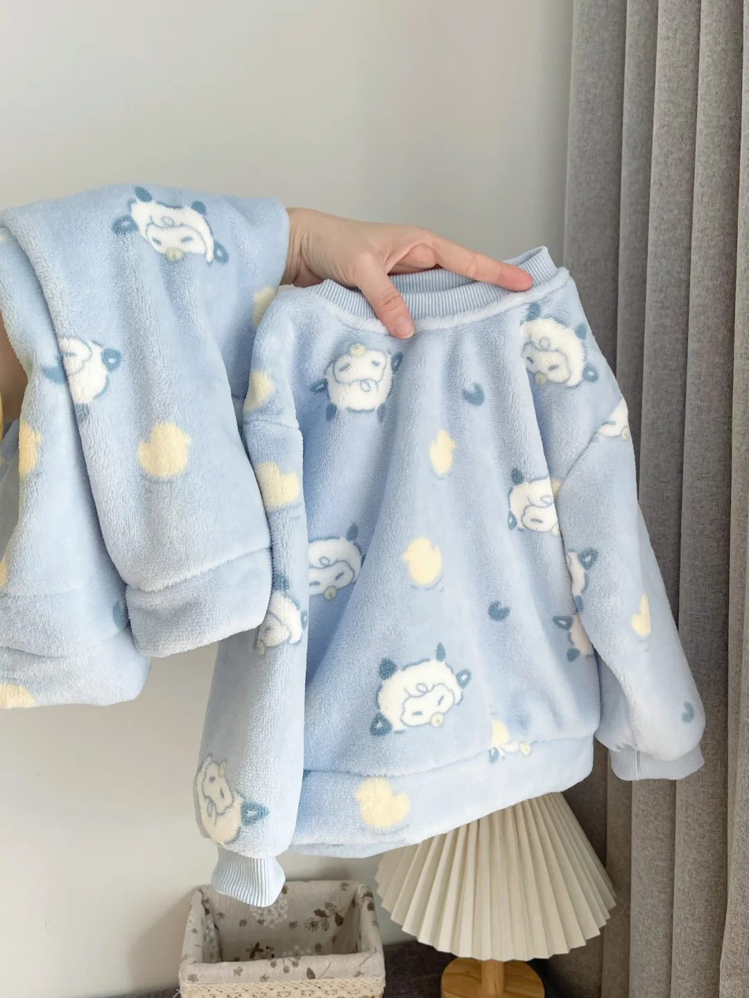 绝了！这套法兰绒宝宝睡衣太厚实了！超暖和