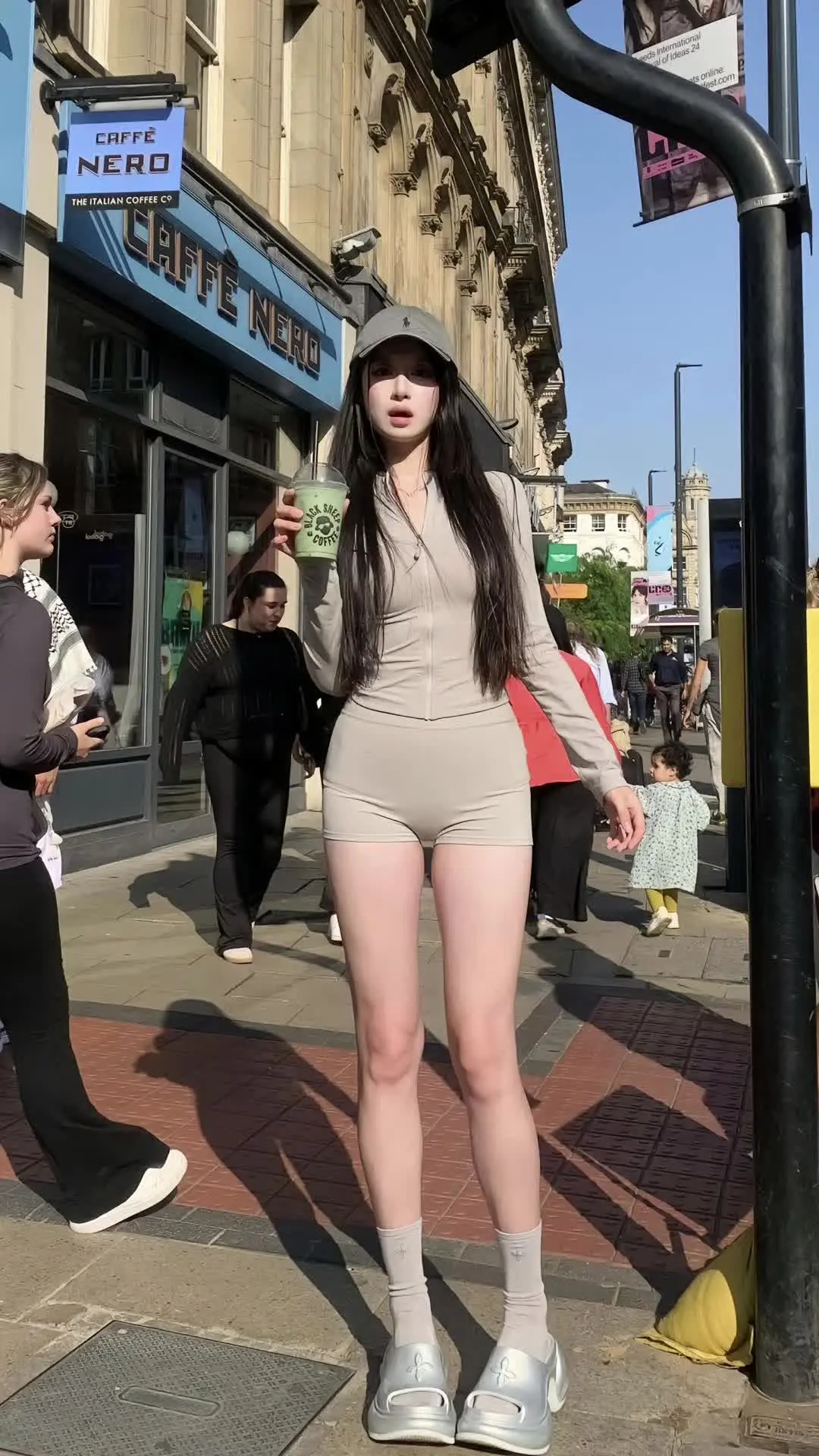 ootd穿搭 大长腿 大长腿美女 整条街最靓的仔