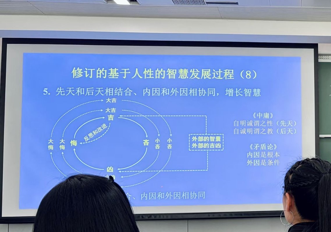 修订的基于人性的智慧发展过程，人一辈子都在不断的自我进化中。 