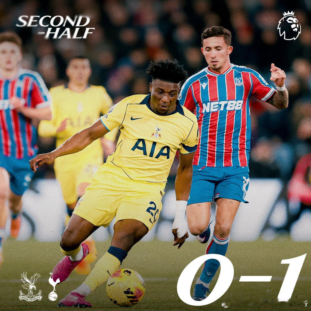 【下半场开始】继续加油热刺COYS 🤍🤍  cr：托特纳姆热刺足球俱乐部 