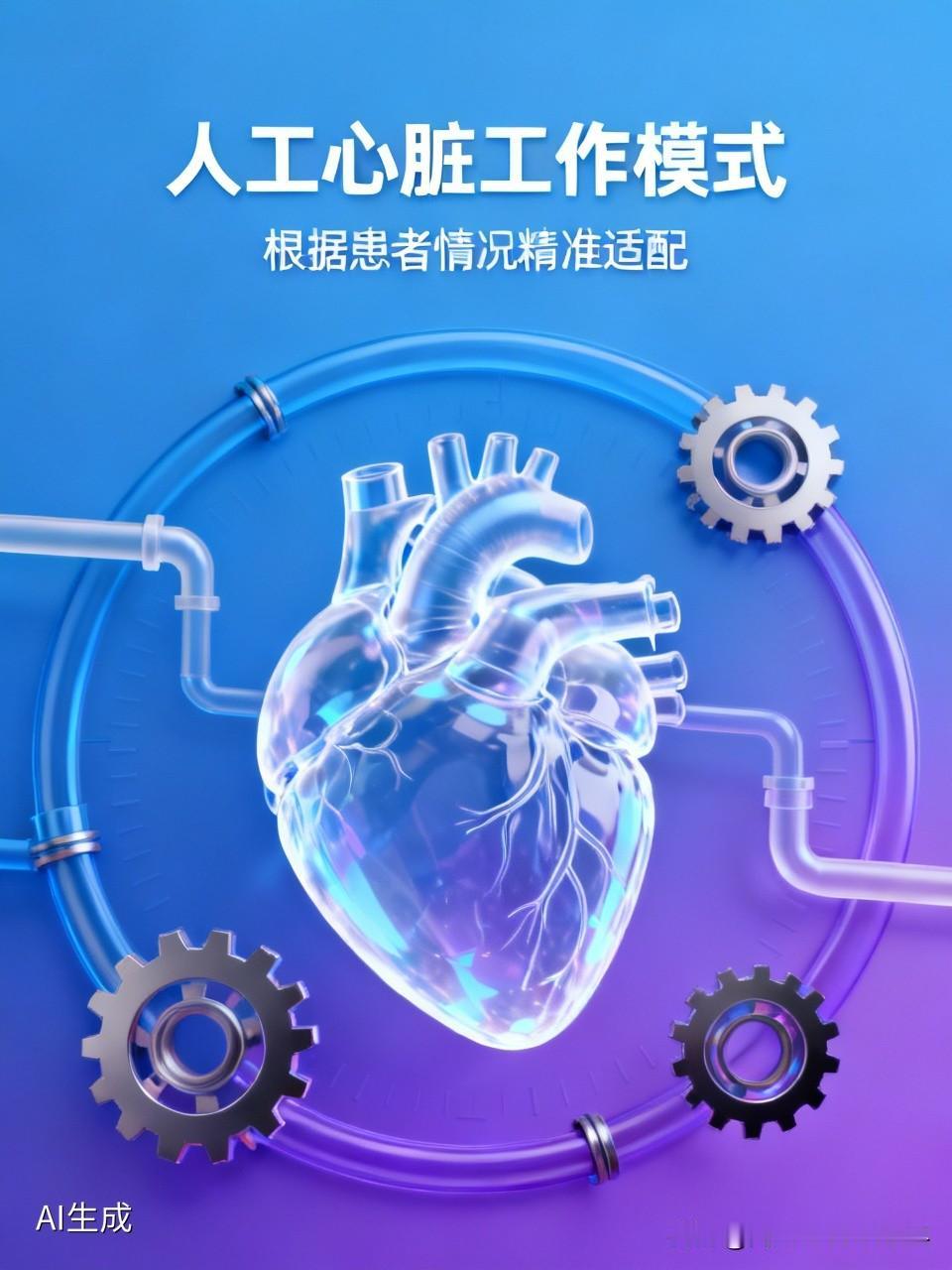 人工心脏如何代替心脏工作?它的工作模式可根据患者情况调整。当患者身体状况变化时，