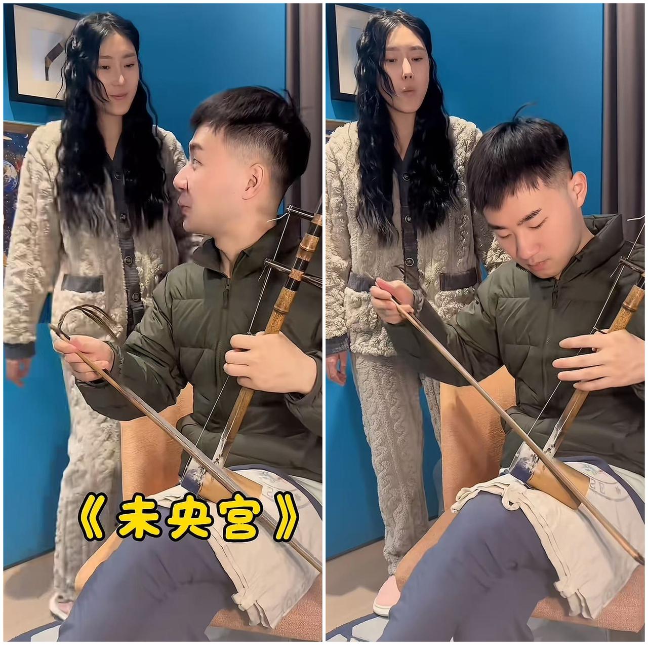 陶阳、胡嘉博首次合拍，曾被网友质疑感情出了问题！胡嘉博晒出了和丈夫陶阳在家合拍的