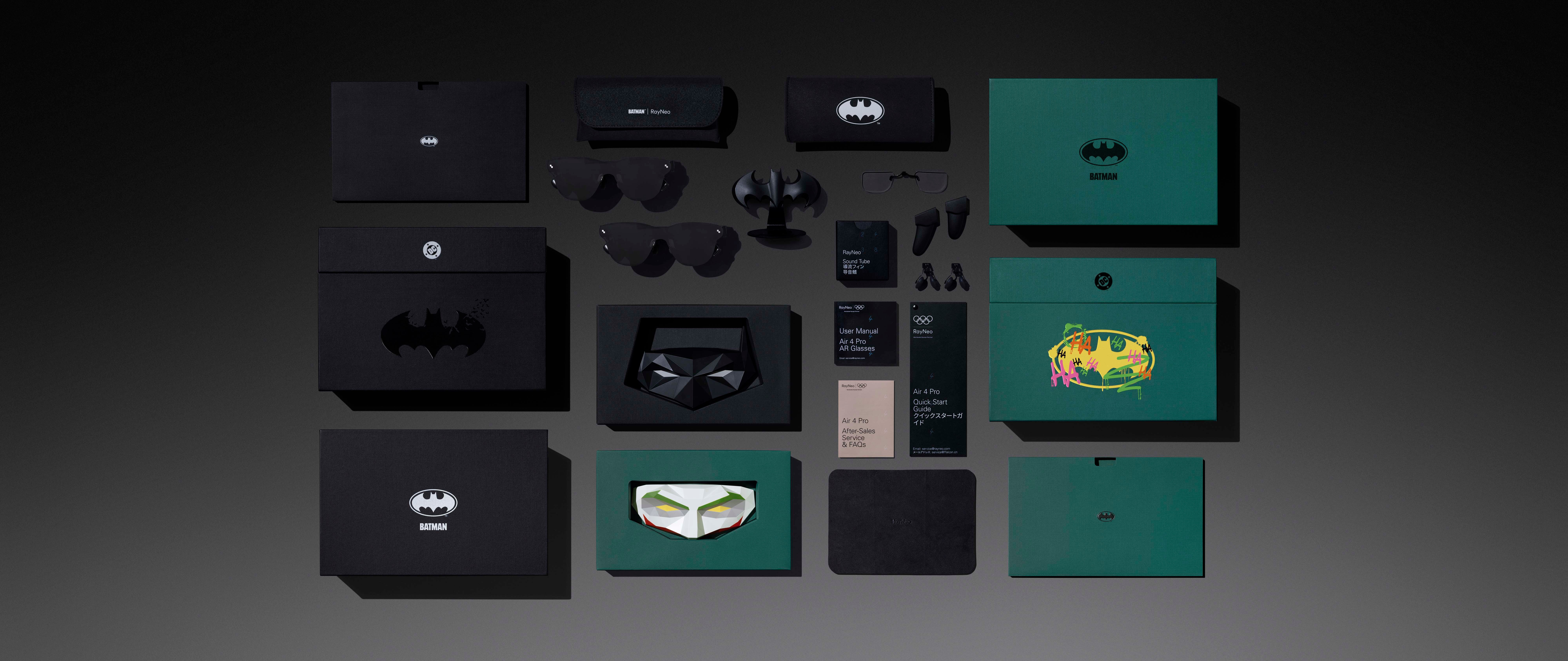 雷鸟Air4Pro蝙蝠侠限定版DayNeo Air 4 Pro混沌限定版，到手质