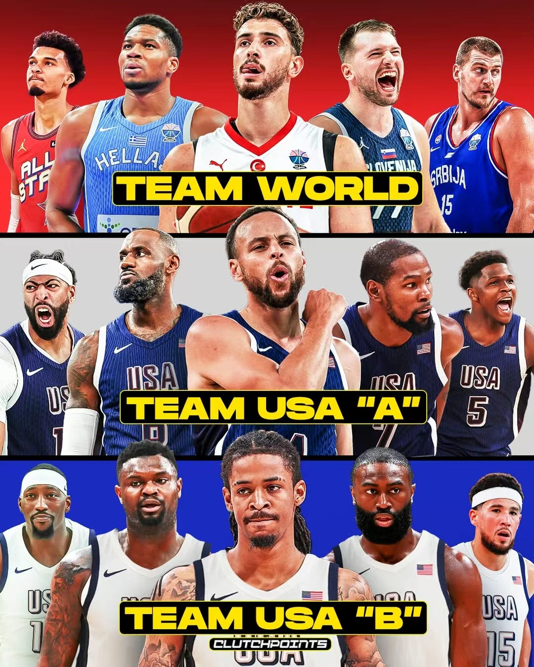 据说这是下赛季全明星分队（不是）我的观赛搭子NBA[超话] ​​​