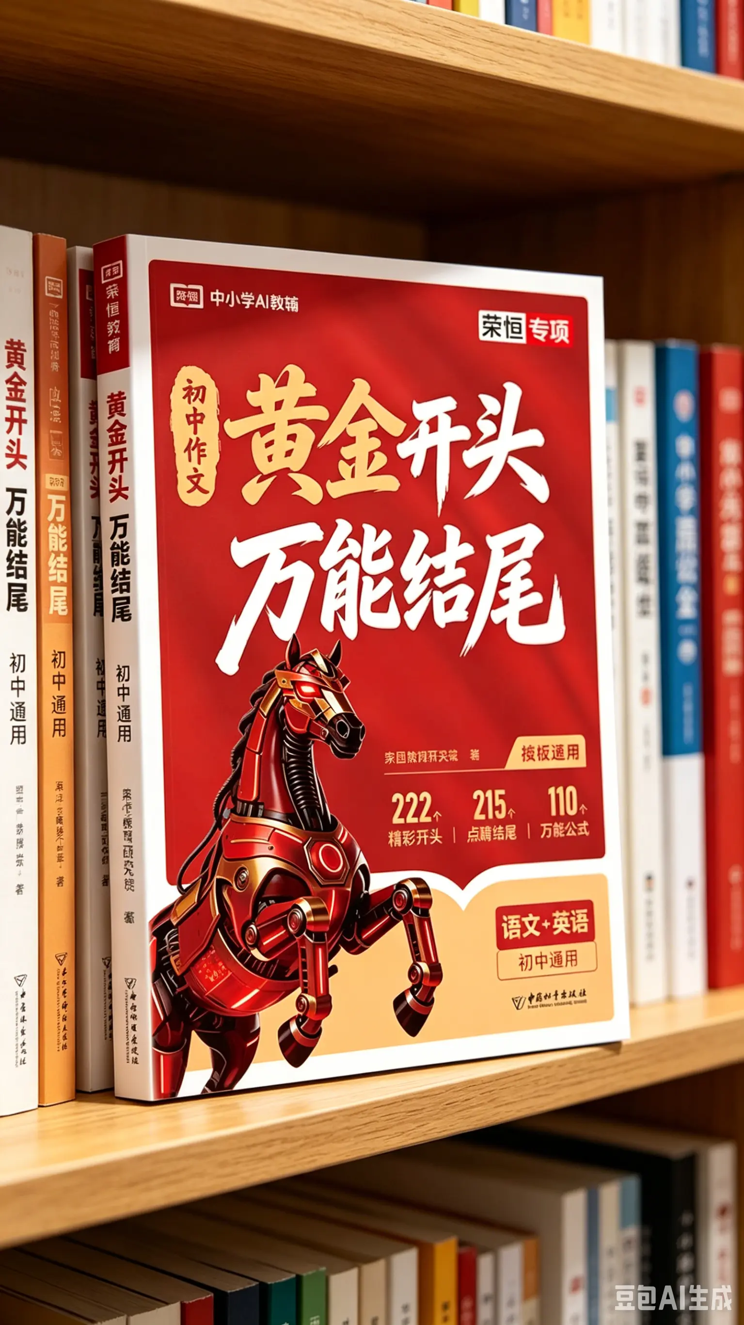 初中语文的大咖是作文，作文重要的就是开头结尾！这本书，把初中三年10个...