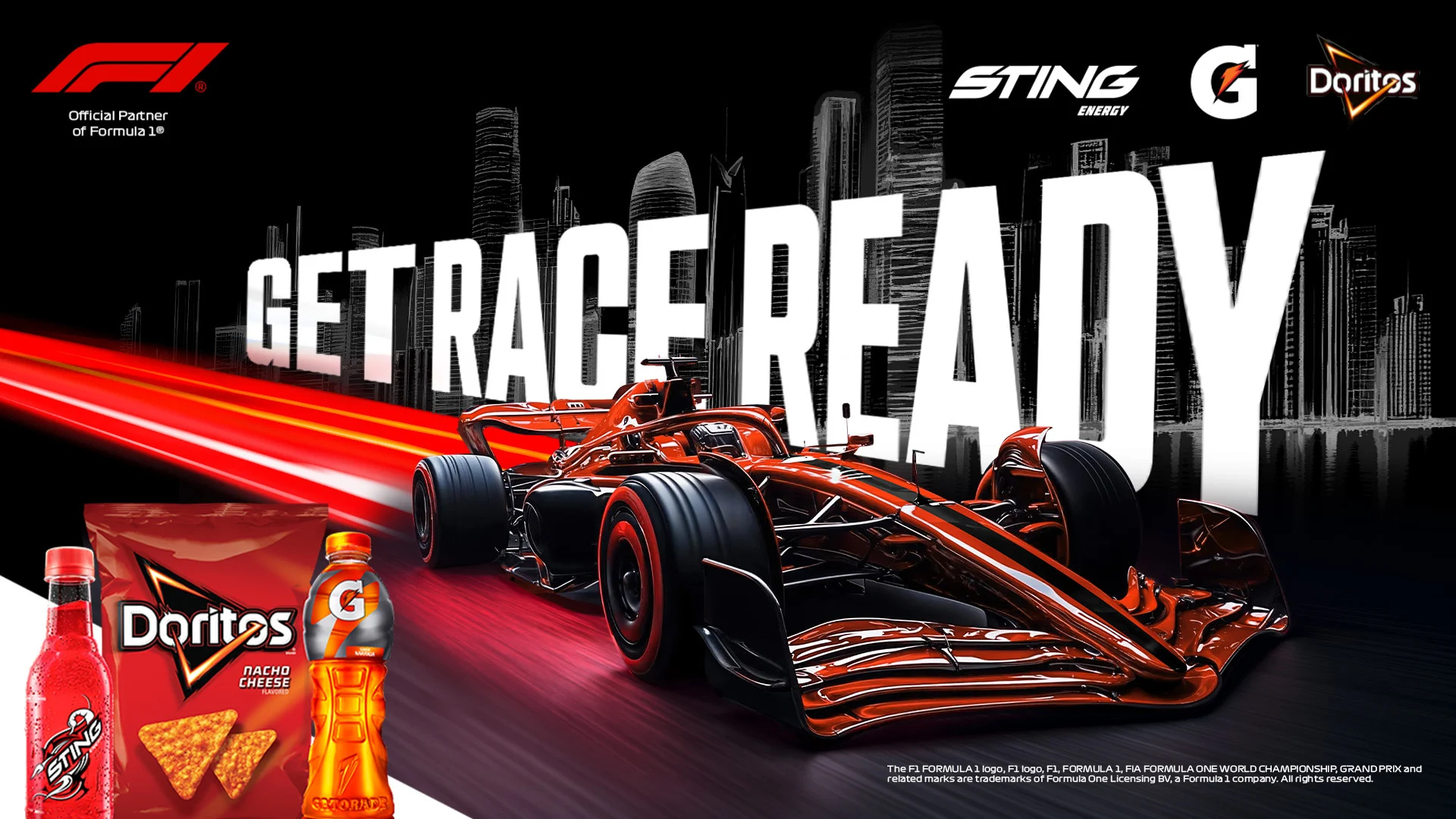 F1 F1官宣与百事公司达成全球合作伙伴关系！Sting Energy将作为F1