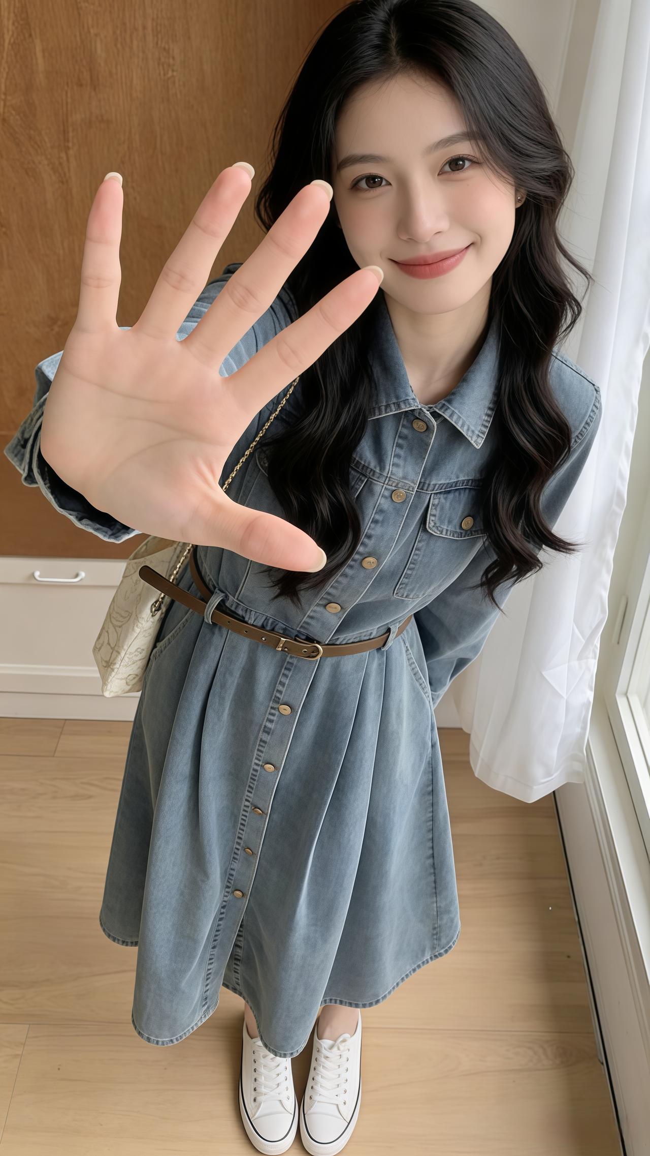 每日搭配分享👗时尚穿搭 穿出你的chic风 牛仔裙穿搭气质穿搭