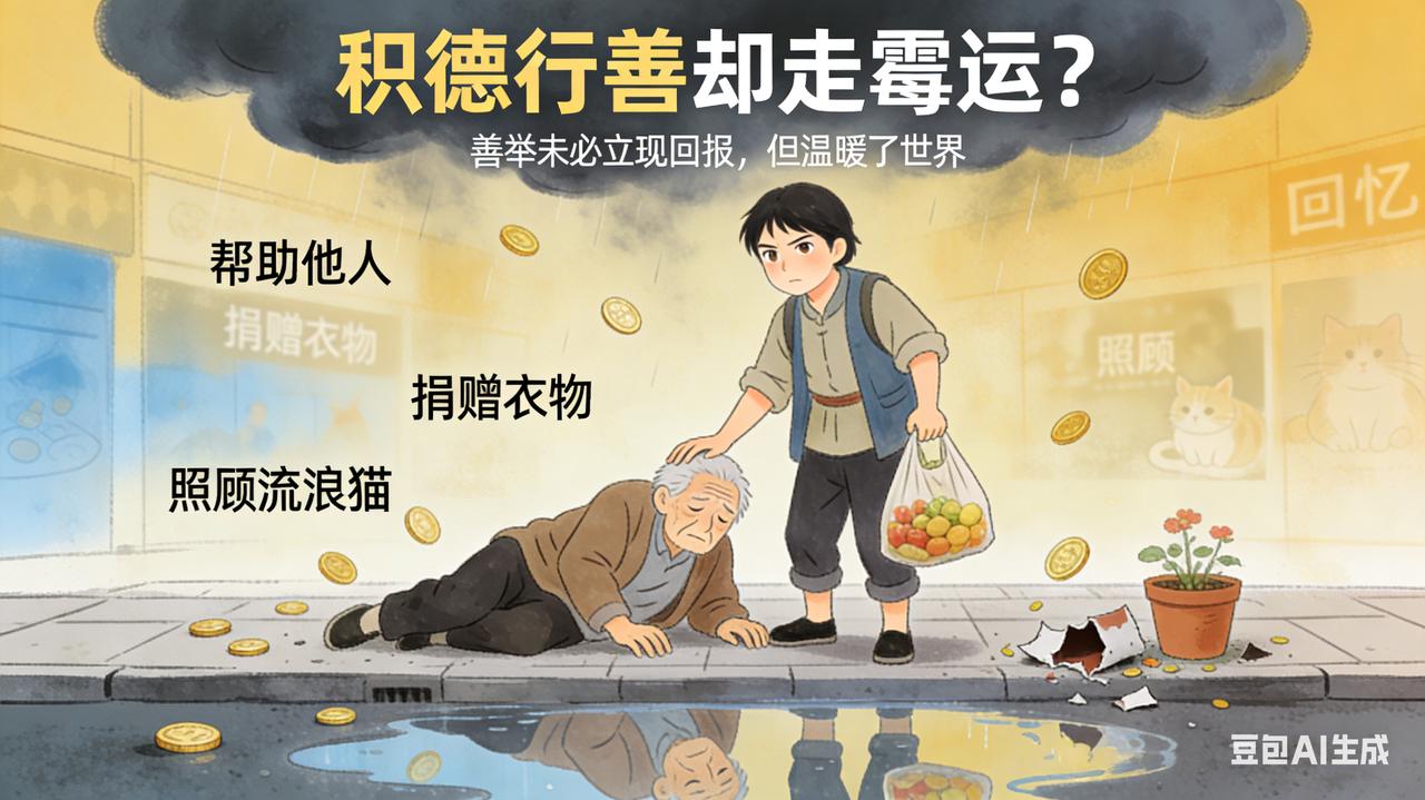 自己一直积德行善为什么还是走霉运