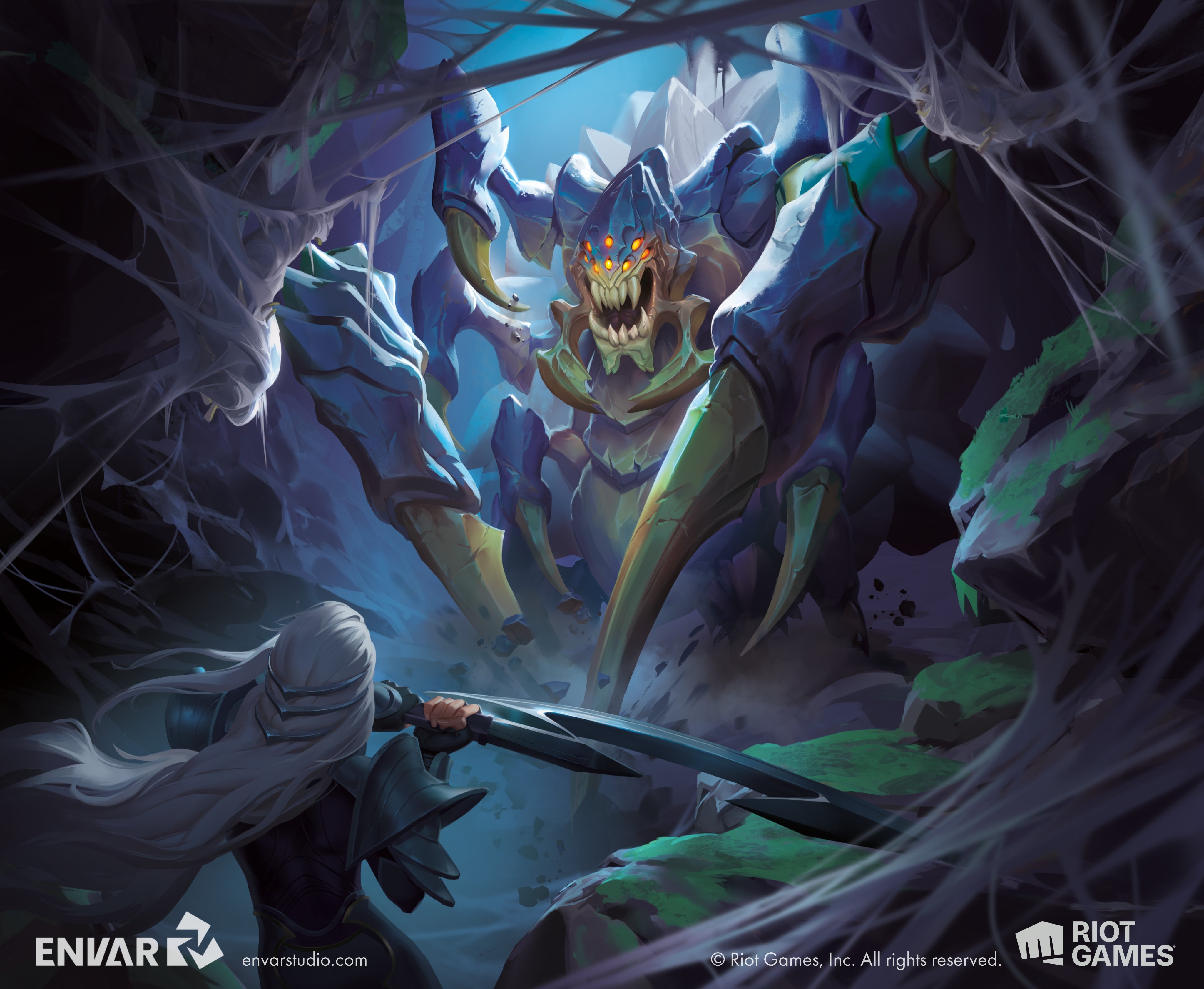 符文战场卡牌游戏插画英雄联盟