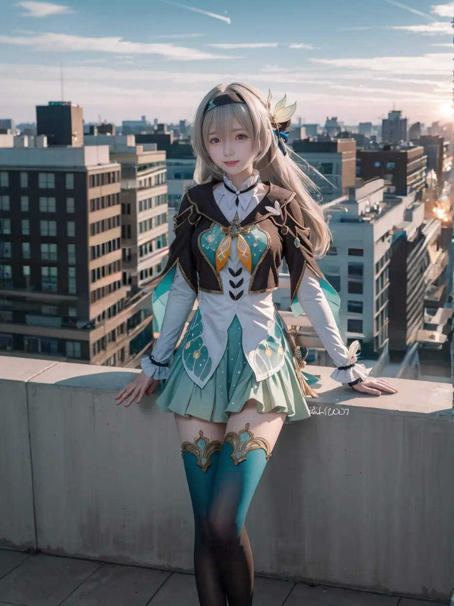 崩坏星穹铁道 流萤。没想到吗？我没事～而且还能点燃大海～