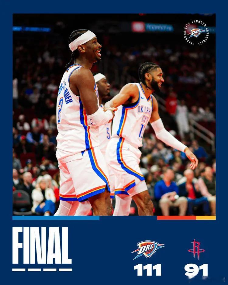 NBA常规赛继续进行，休斯敦火箭队（23胜15负）又遭败仗。亚历山大得到20分，