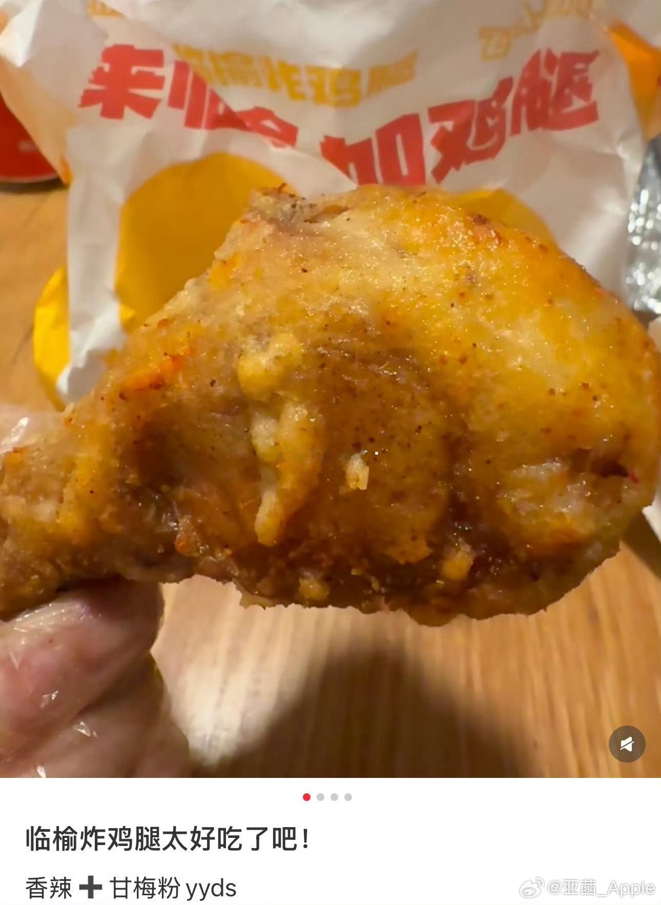 临榆炸鸡腿 十天吃了八十个腿临榆炸鸡腿 我的妻子 难道就我一个人还没有吃过这个炸