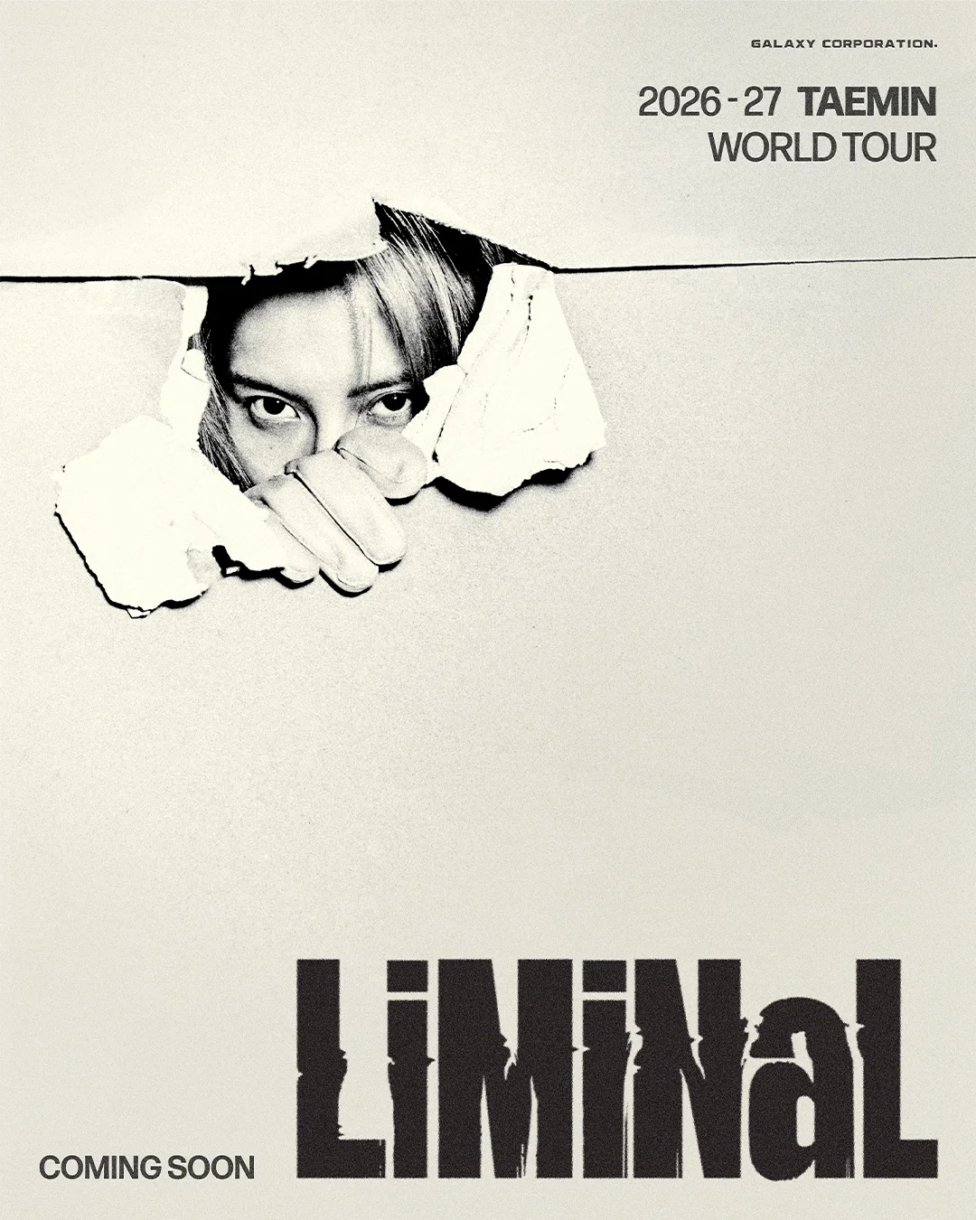 泰民世巡预告2026–27 WORLD TOUR [LiMiNaL] COMIN