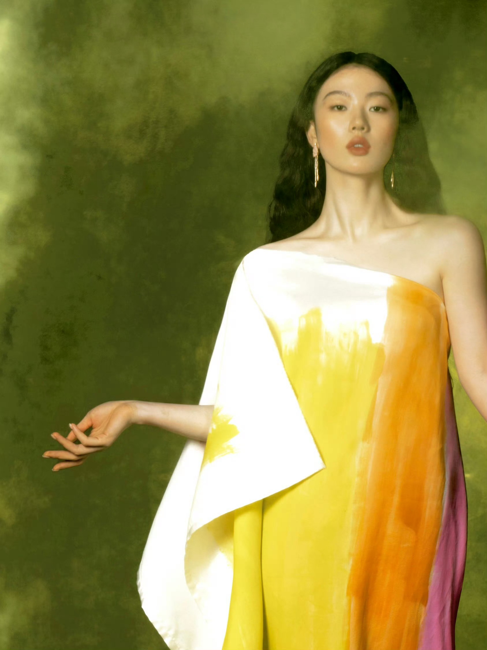 单依纯纯妹妹2.0演唱会单依纯工作室出图，昨天武汉演唱会新造型“油画女神”来自I