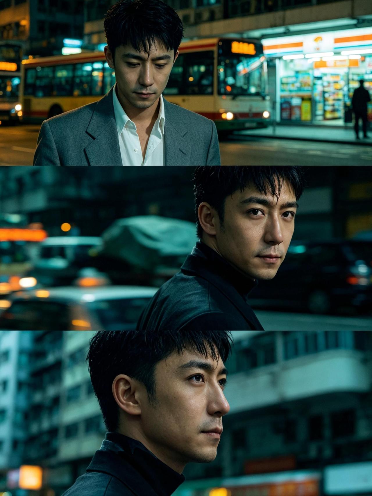 AI港风西装写真 抖音ai创作 港风电影 港剧感 港片风格