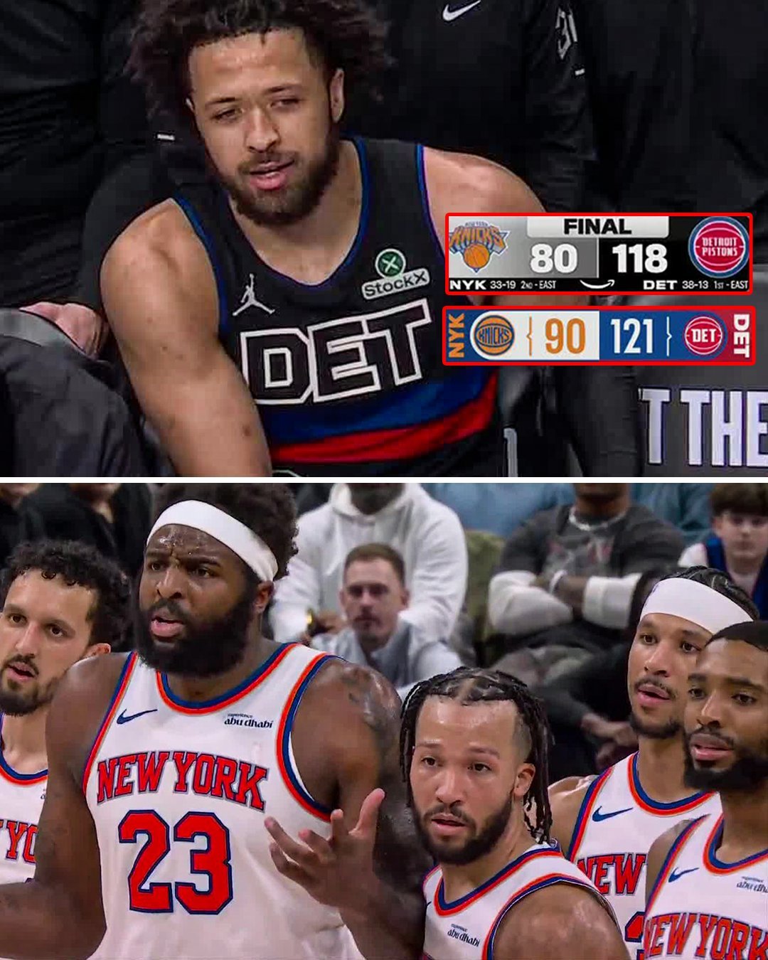 尼克斯 活塞都是大胜 礼尚往来nba