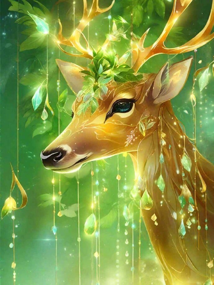 “福禄双全 一鹿生花” ​​​
