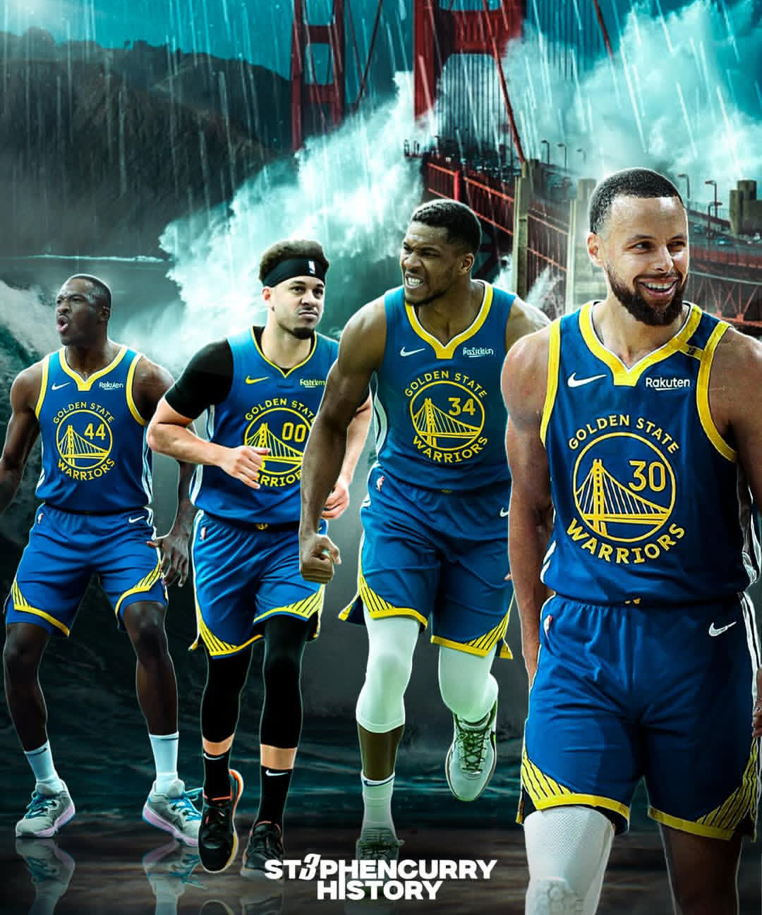 要是字母哥真的加盟，勇士队就会成为NBA历史上首支拥有两组亲兄弟组合的球队金州勇