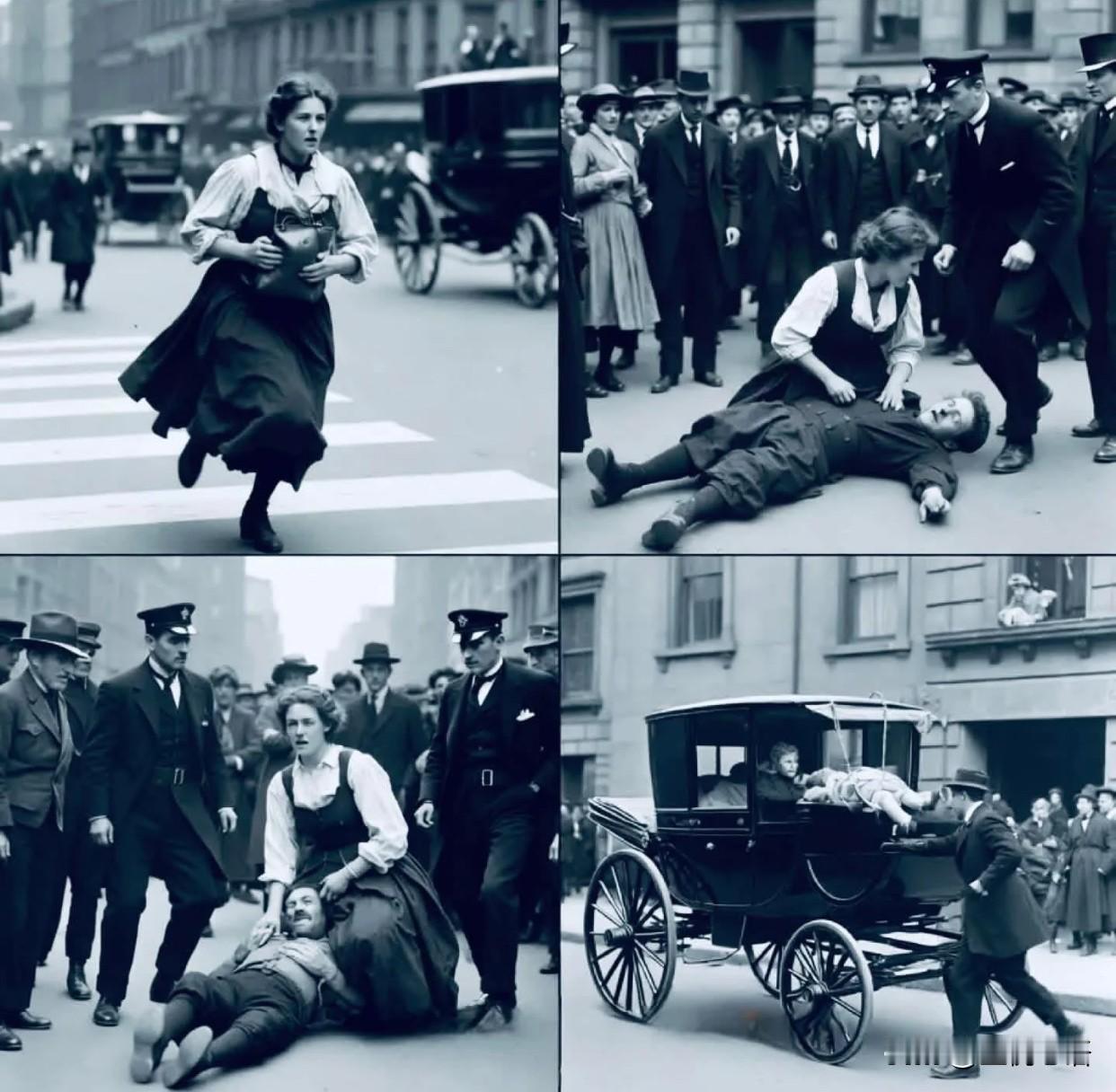 1869年那个下午，她凭一己之力改写了急救史！
那一年的纽约街头，
玛丽抱着医疗