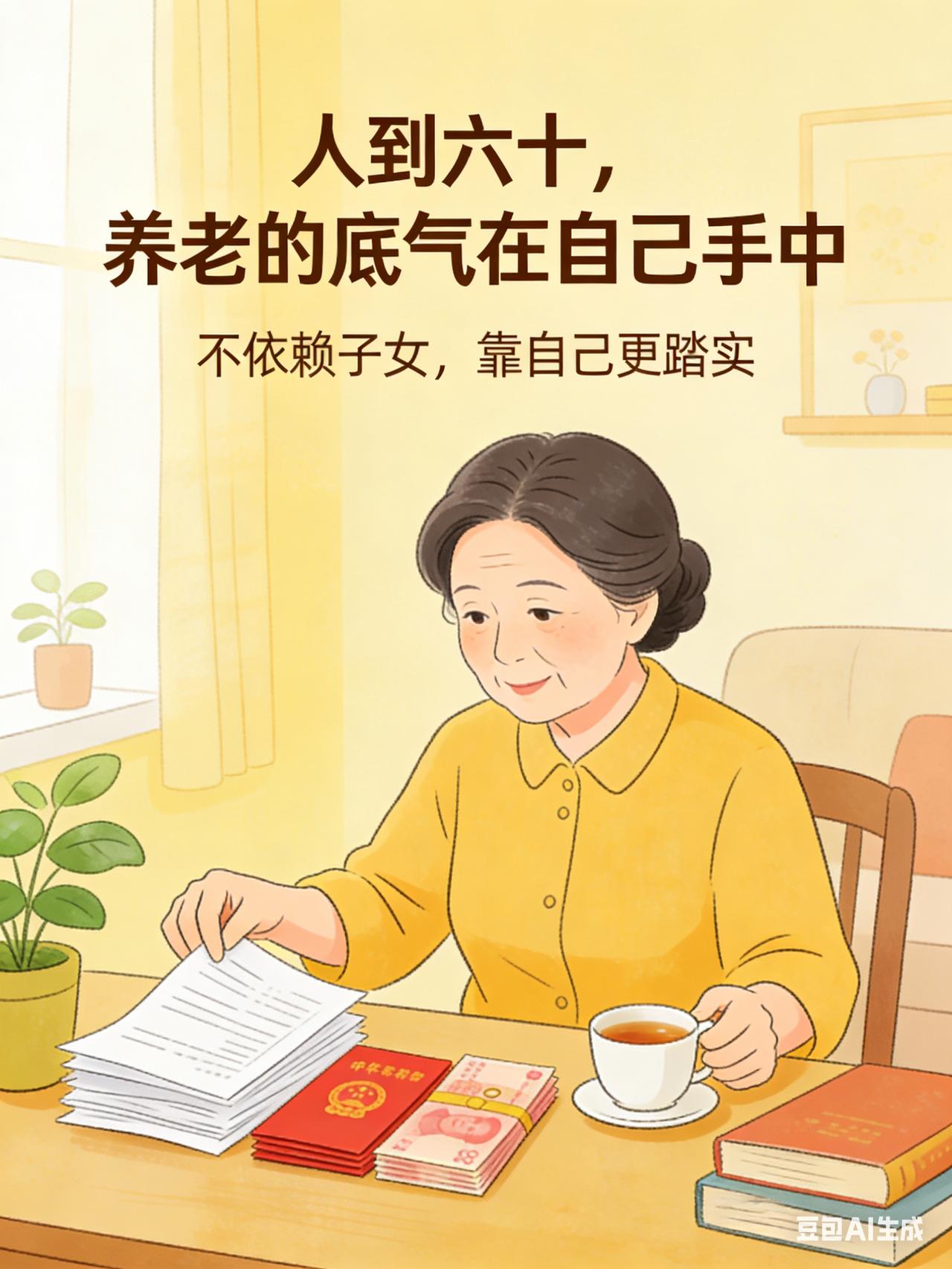 人到六十，人生步入下半场，养老的底气究竟从何而来？其实真正能护佑自己安稳度日的，